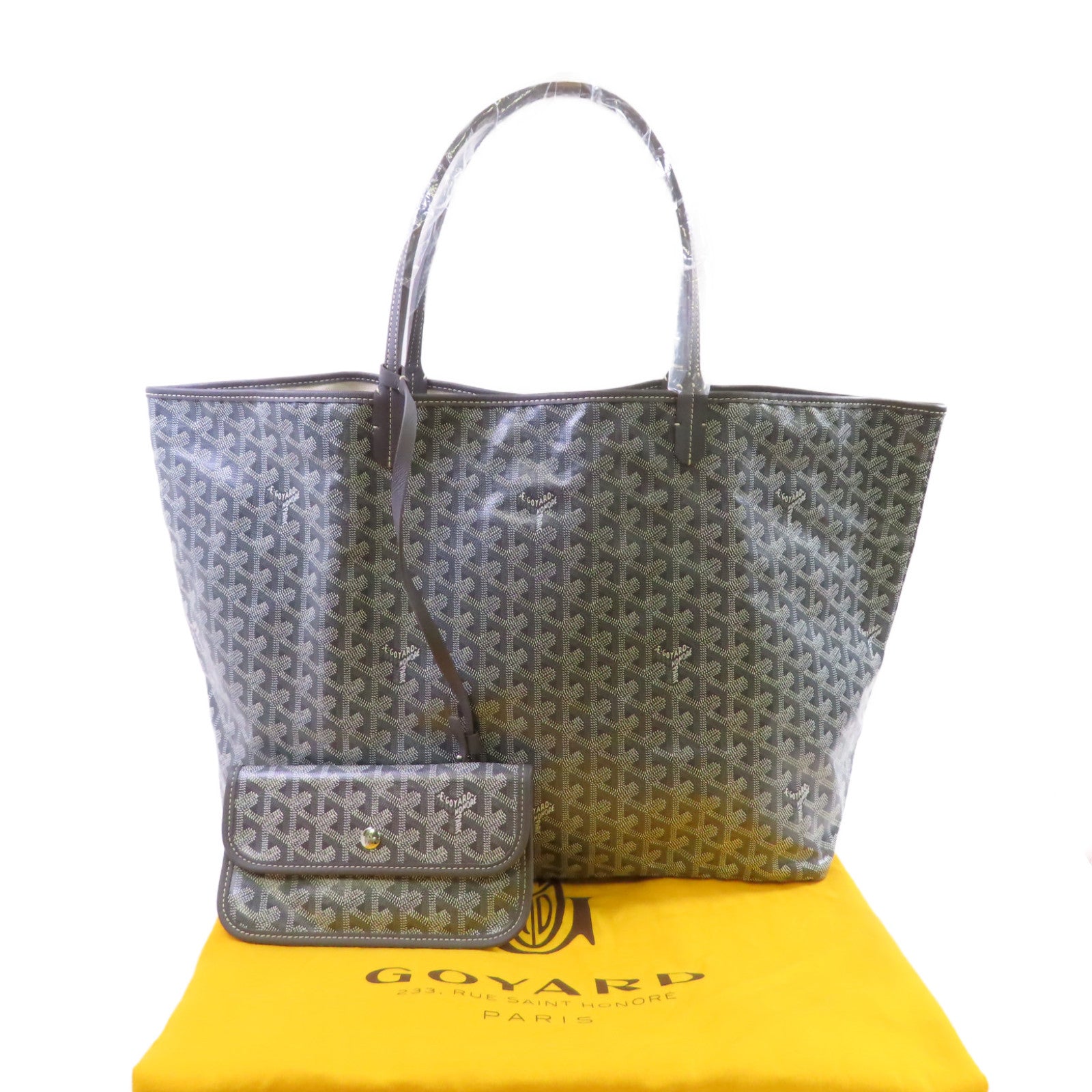 GOYARD 塗層帆布Saint Louis GM Tote Bag肩背袋灰色