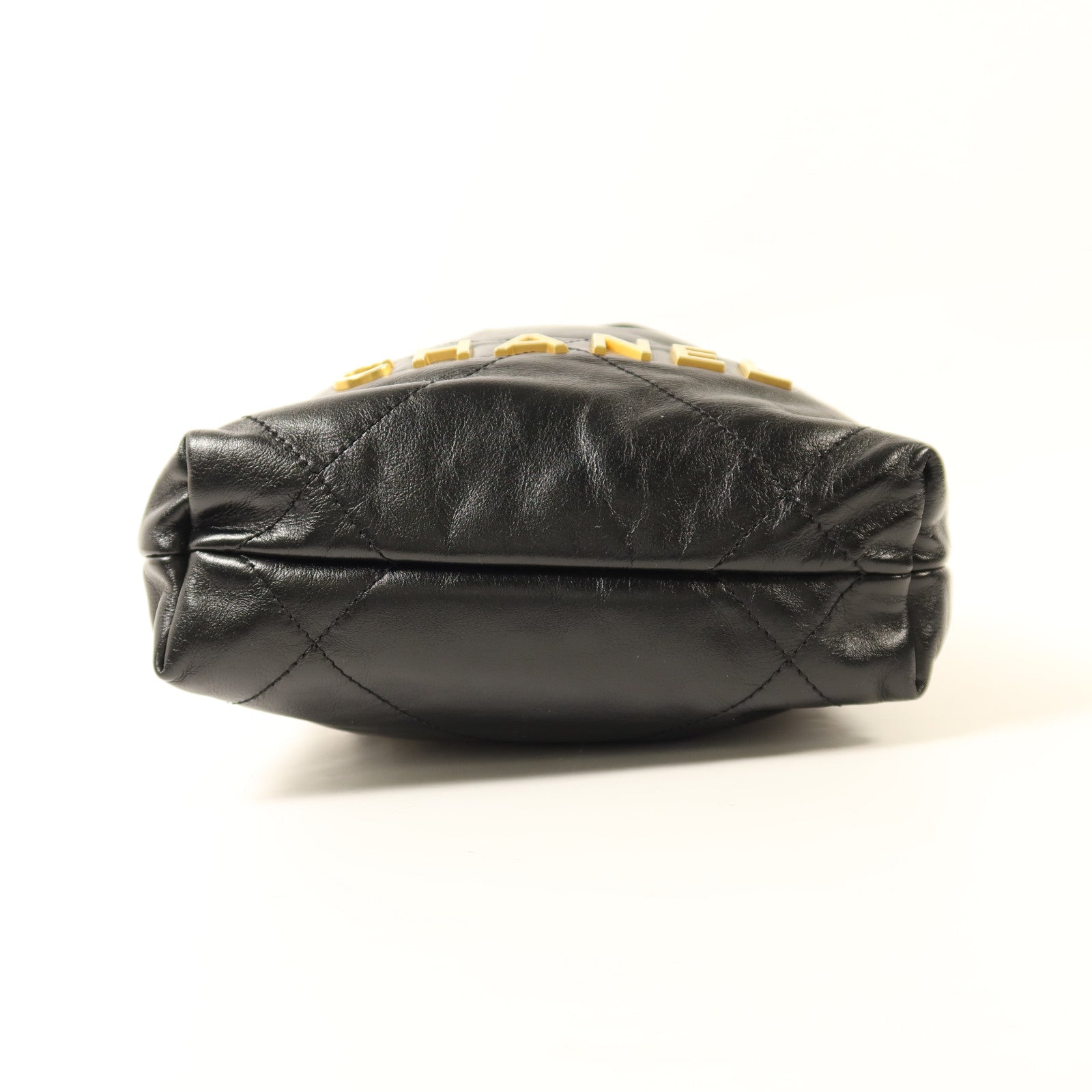 CHANEL 【激減優惠】牛皮皮革Mini C22金扣鏈帶肩背袋