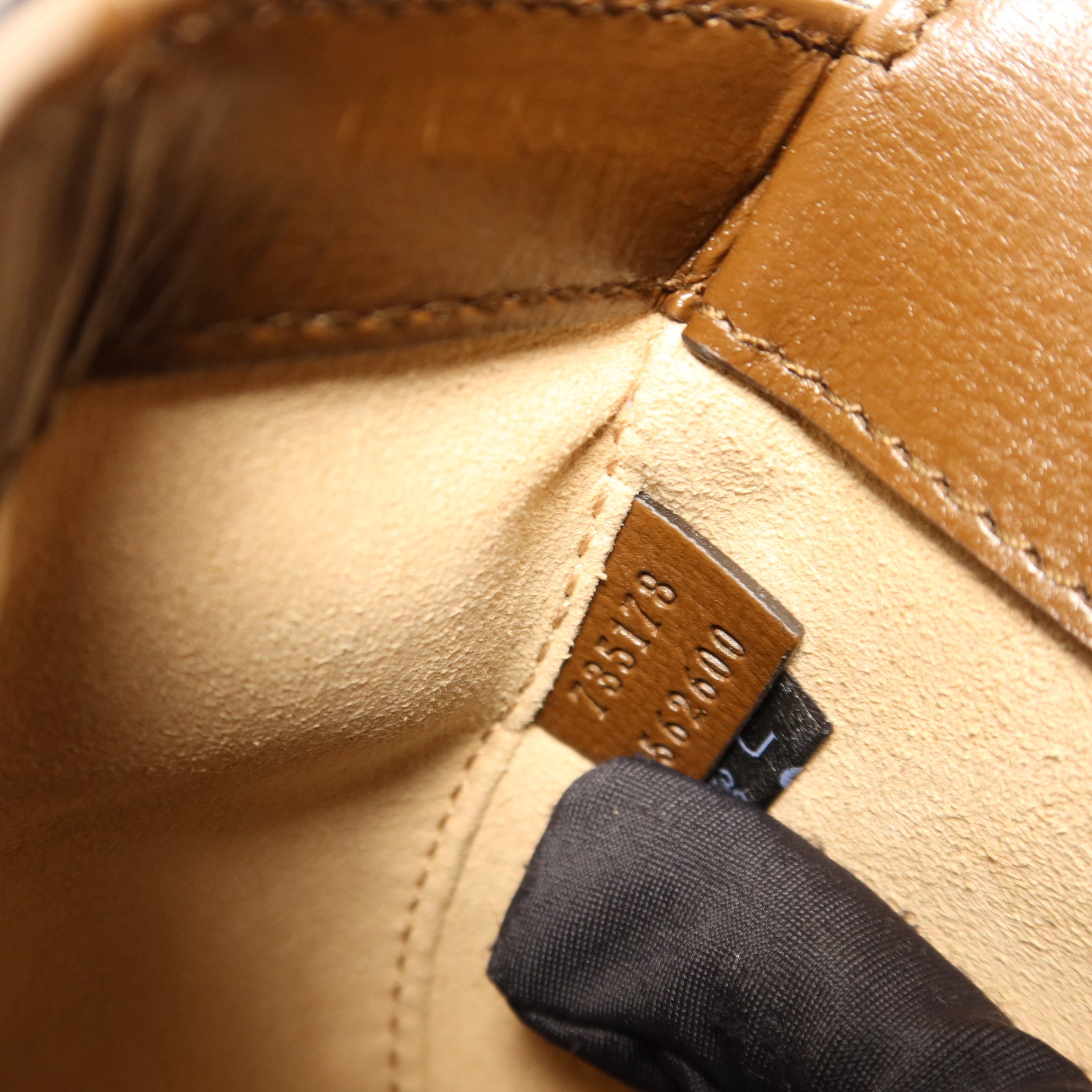 GUCCI 塗層帆布Horsebit 1955金扣手挽肩背兩用袋