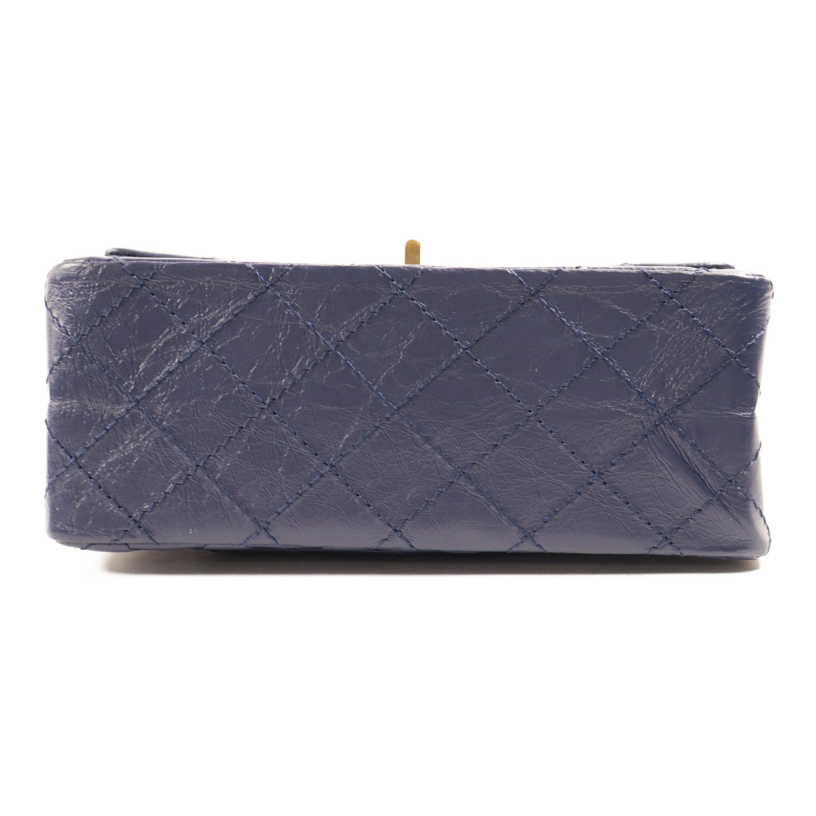 CHANEL 牛皮皮革2.55 Mini金扣鏈帶肩背袋