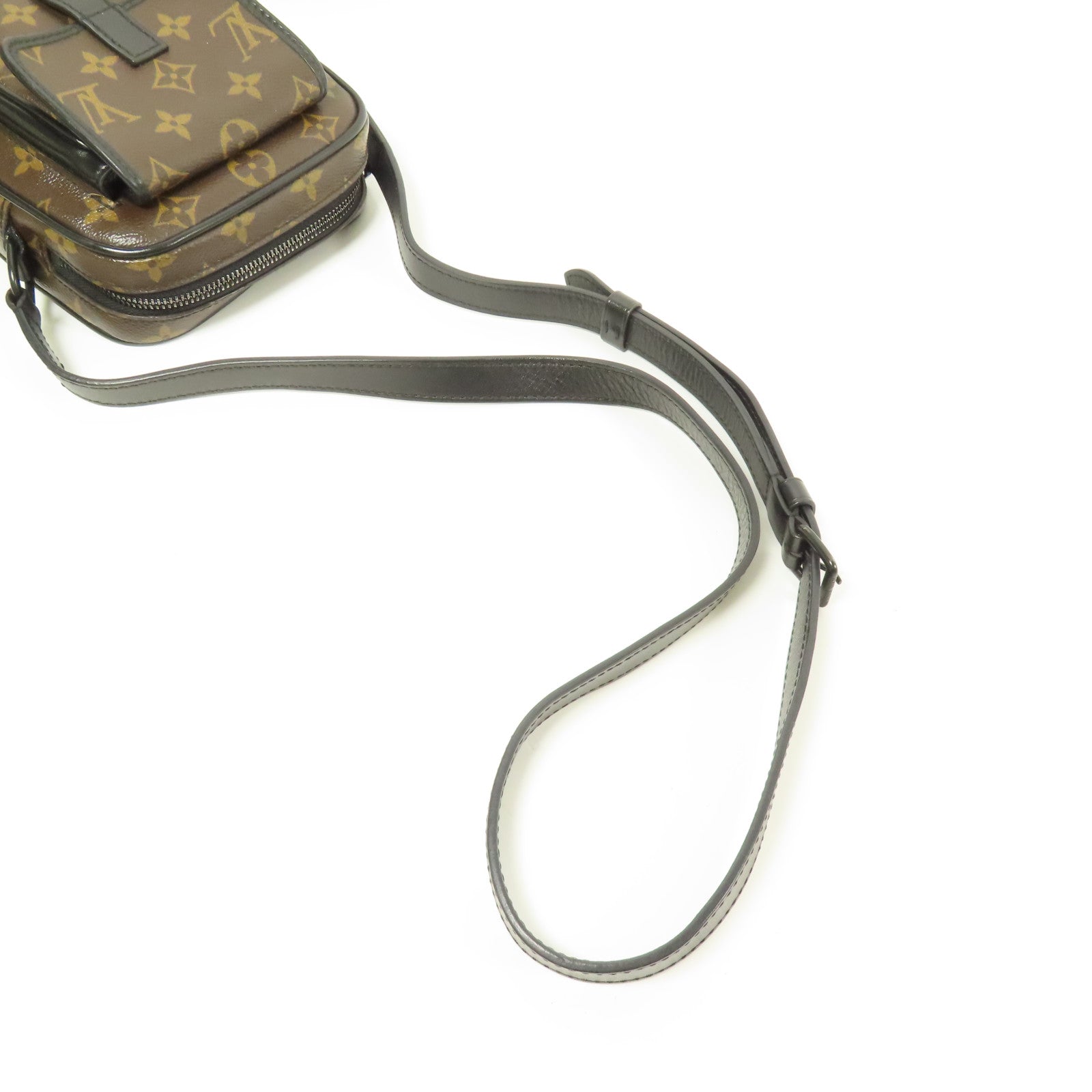 LOUIS VUITTON Monogram Macassar Christopher Wearable Wallet肩背袋