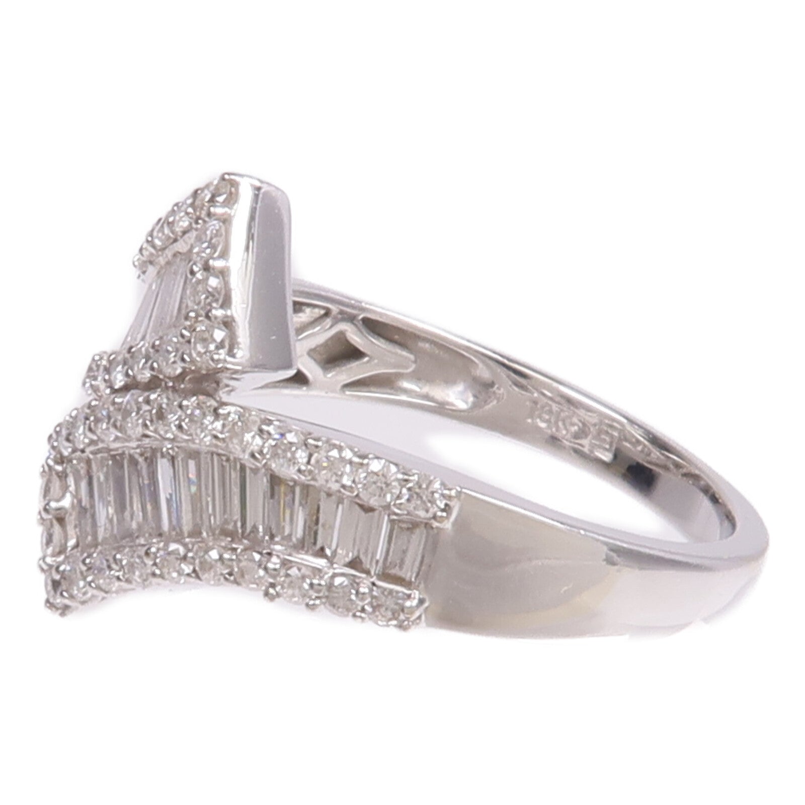 JEWELRY 【激減優惠】18K白金Diamond Ring鑽石戒指US#7