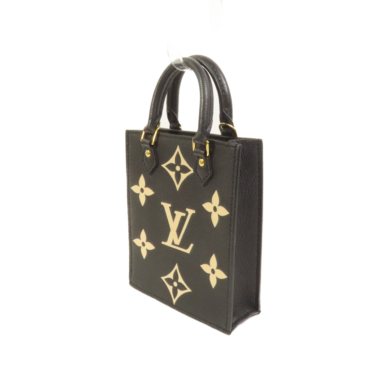 LOUIS VUITTON Monogram Eepreinte Petit Sac Plat金扣手挽肩背兩用袋