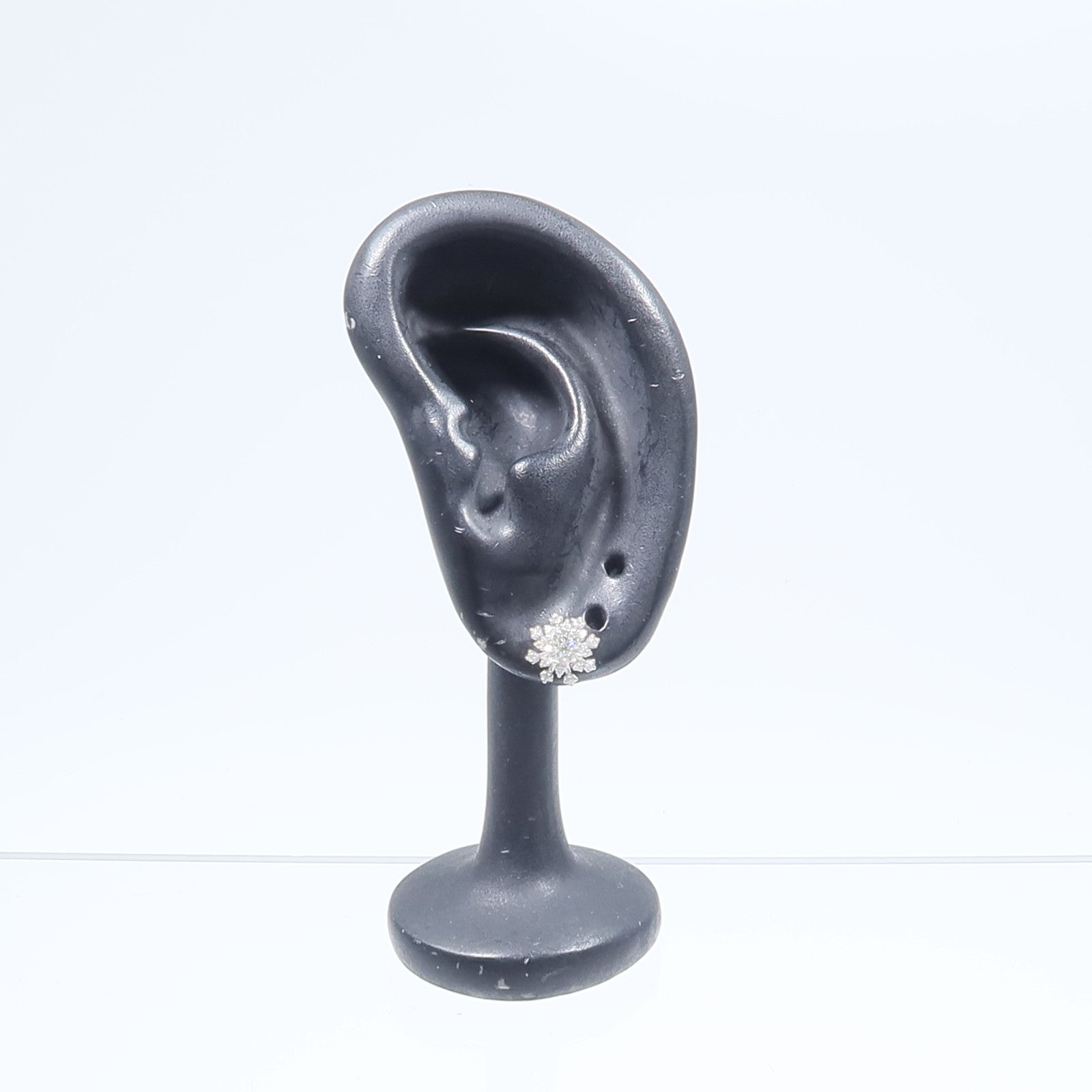 JEWELRY 18K白金Earrings鑽石耳環