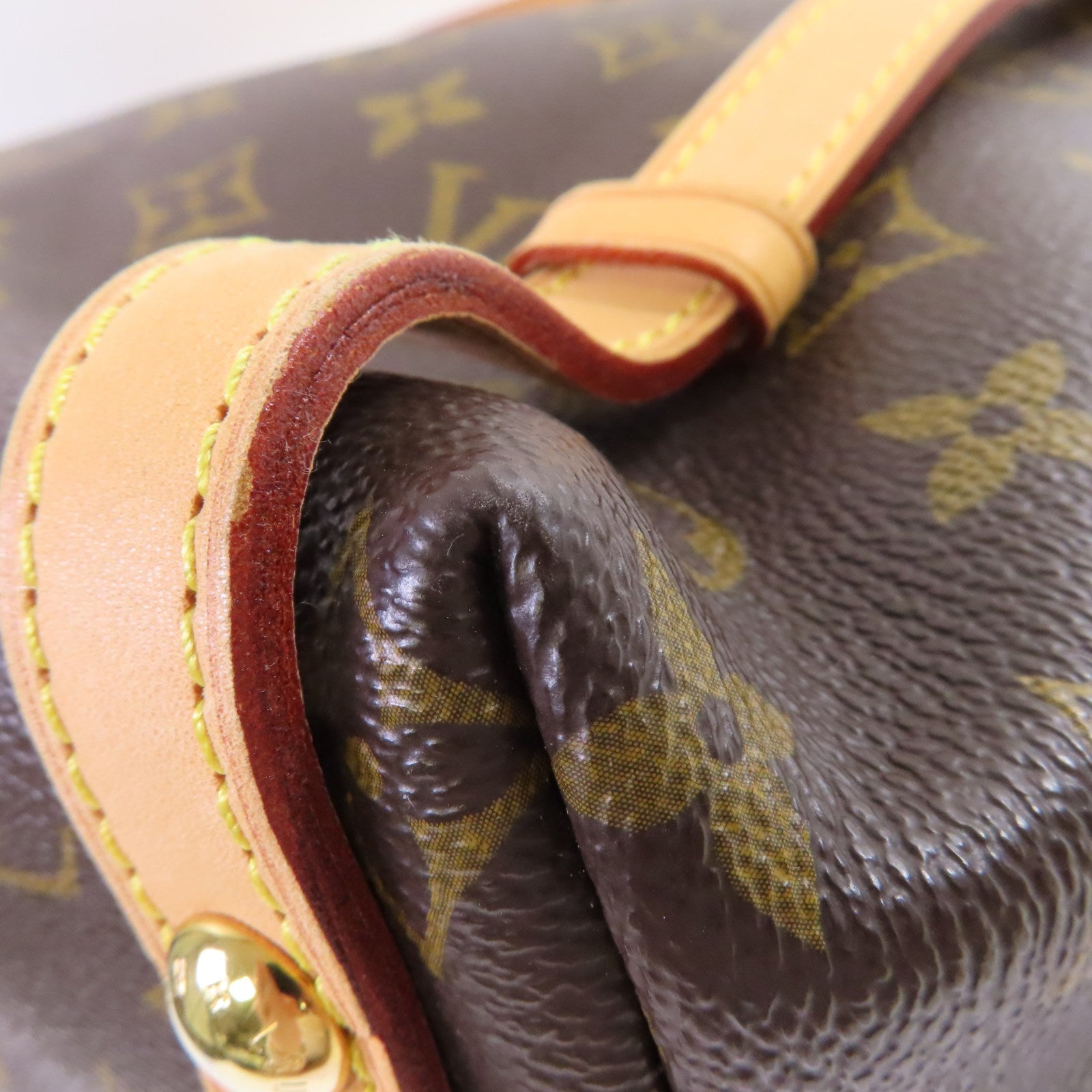 LOUIS VUITTON Monogram Tuileries Tote Bag金扣肩背袋啡色