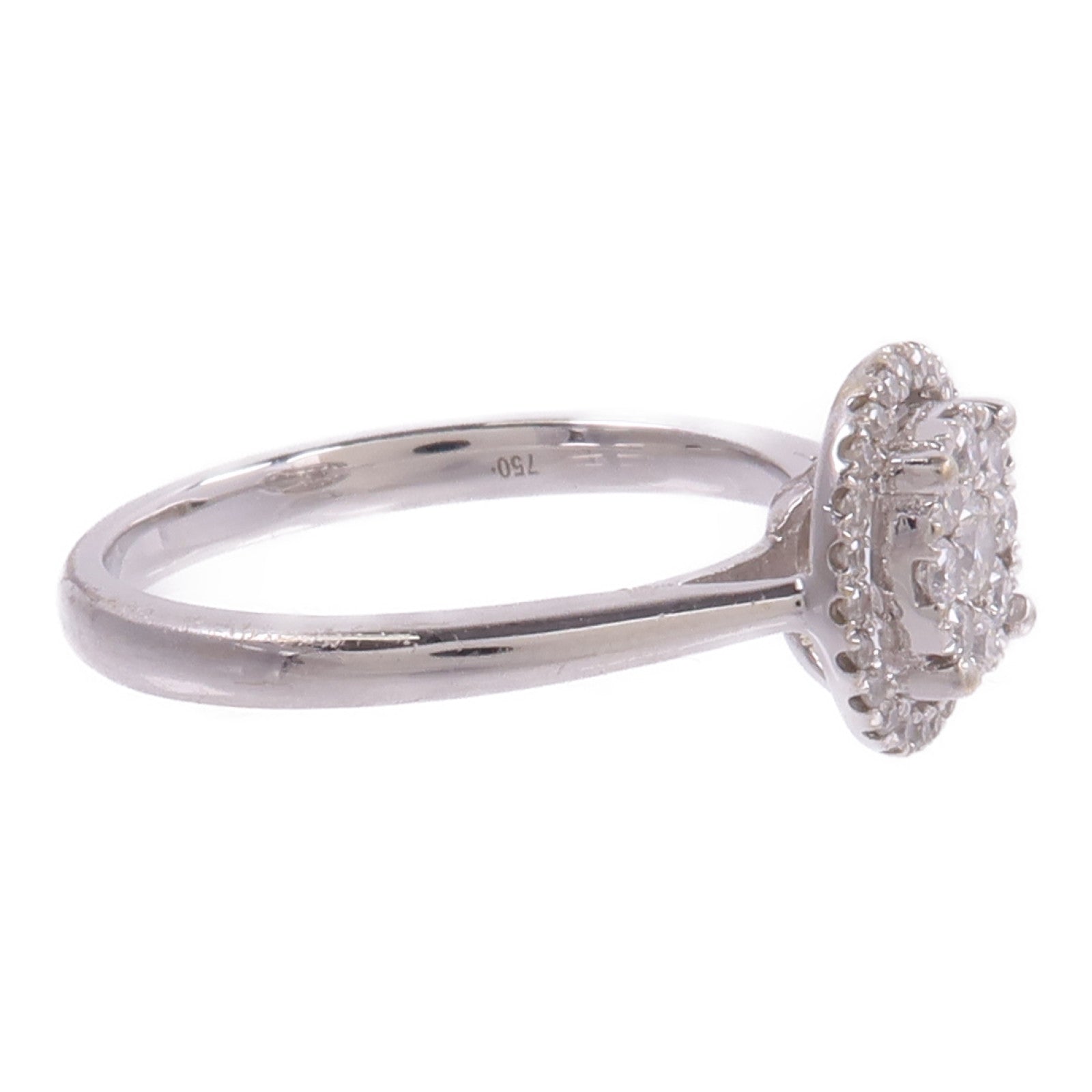 JEWELRY 18K白金Diamond Ring鑽石戒指