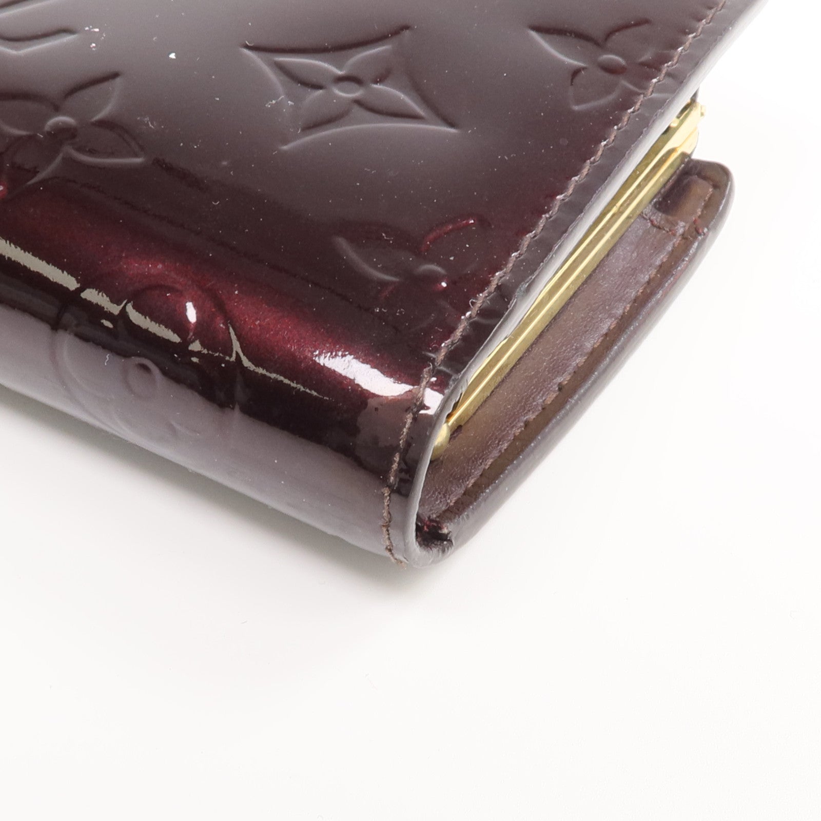 LOUIS VUITTON Monogram Vernis Portefeuille Viennois金扣錢包ve