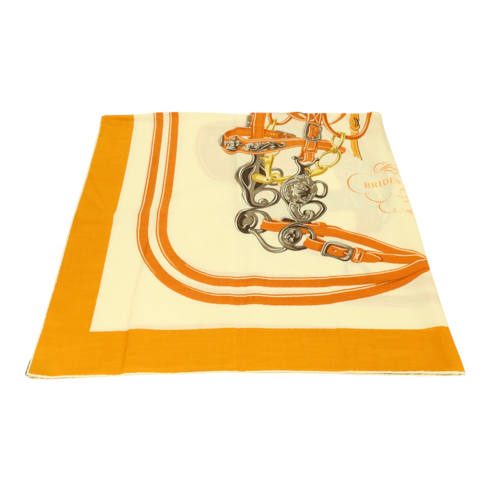 HERMES 羊絨/絲質Scarf 140x140cm絲巾