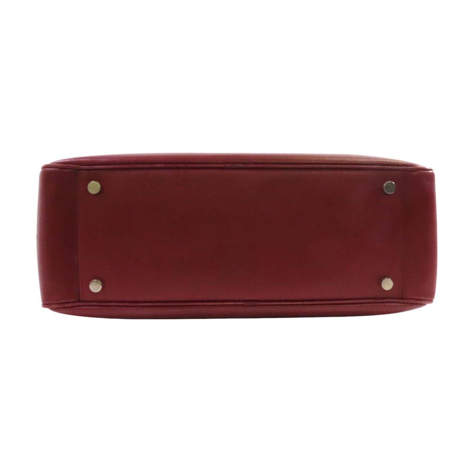 BURBERRY 牛皮皮革Boston Bag銀扣手挽袋