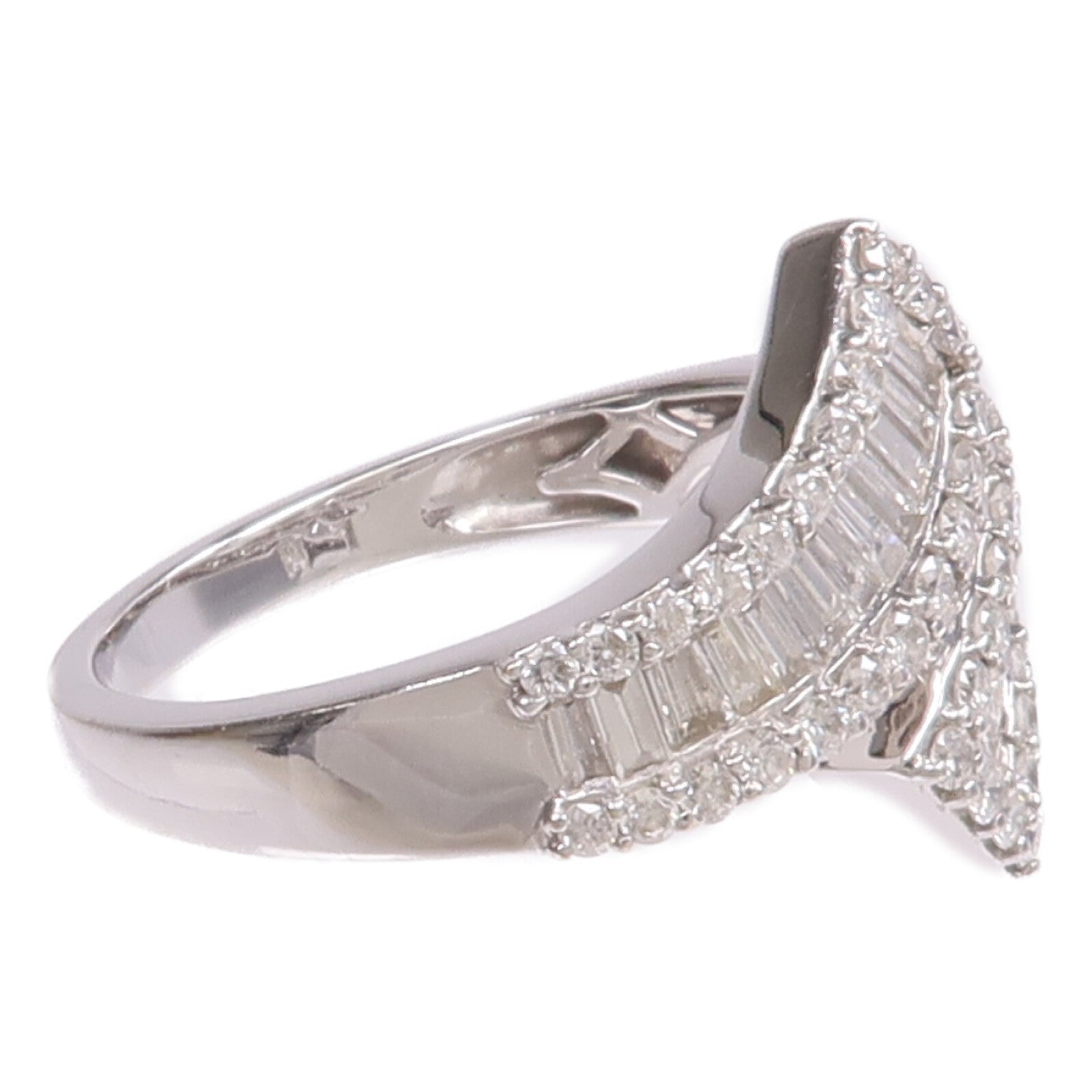 JEWELRY 【激減優惠】18K白金Diamond Ring鑽石戒指US#7