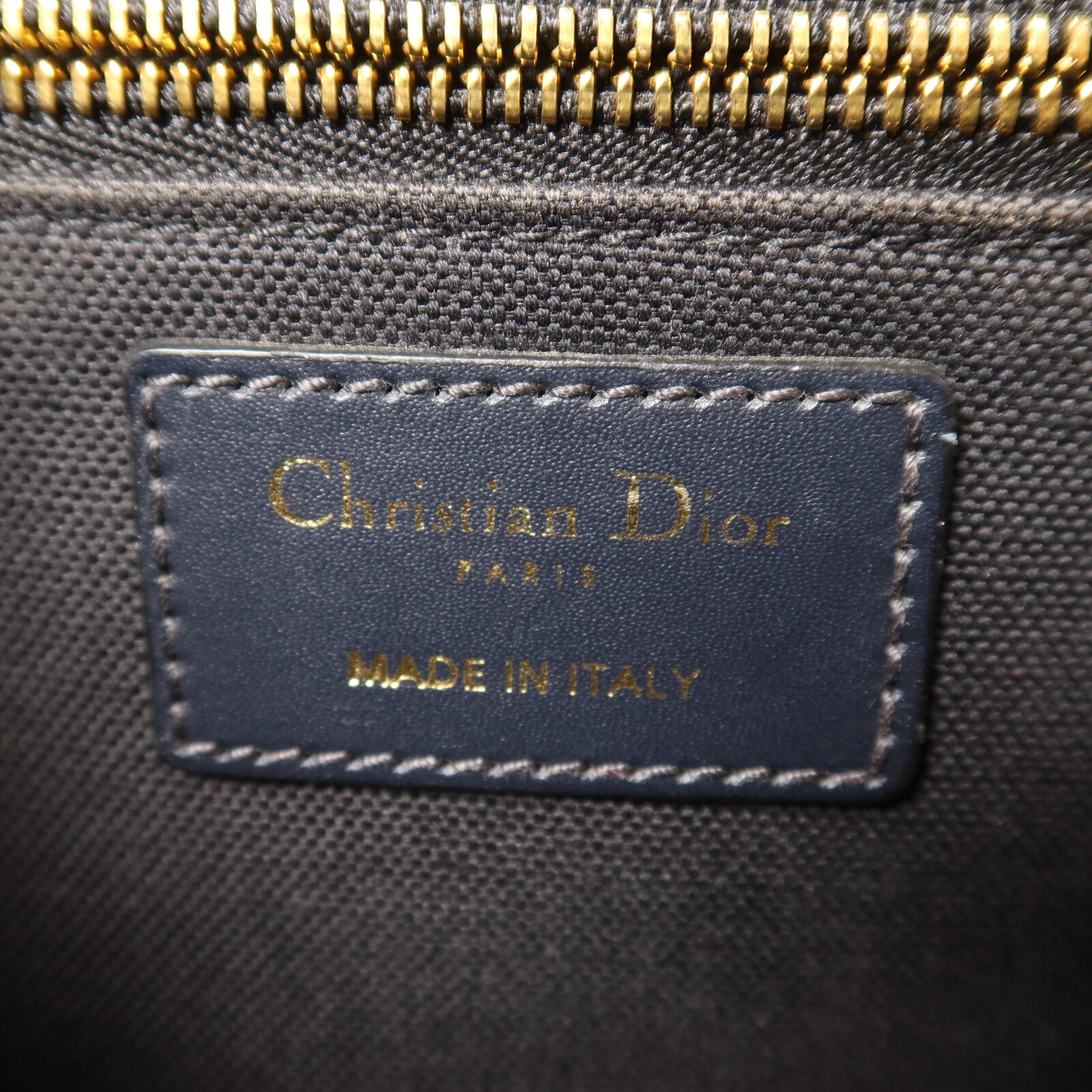 Dior 帆布Montaigne 30金扣肩背袋