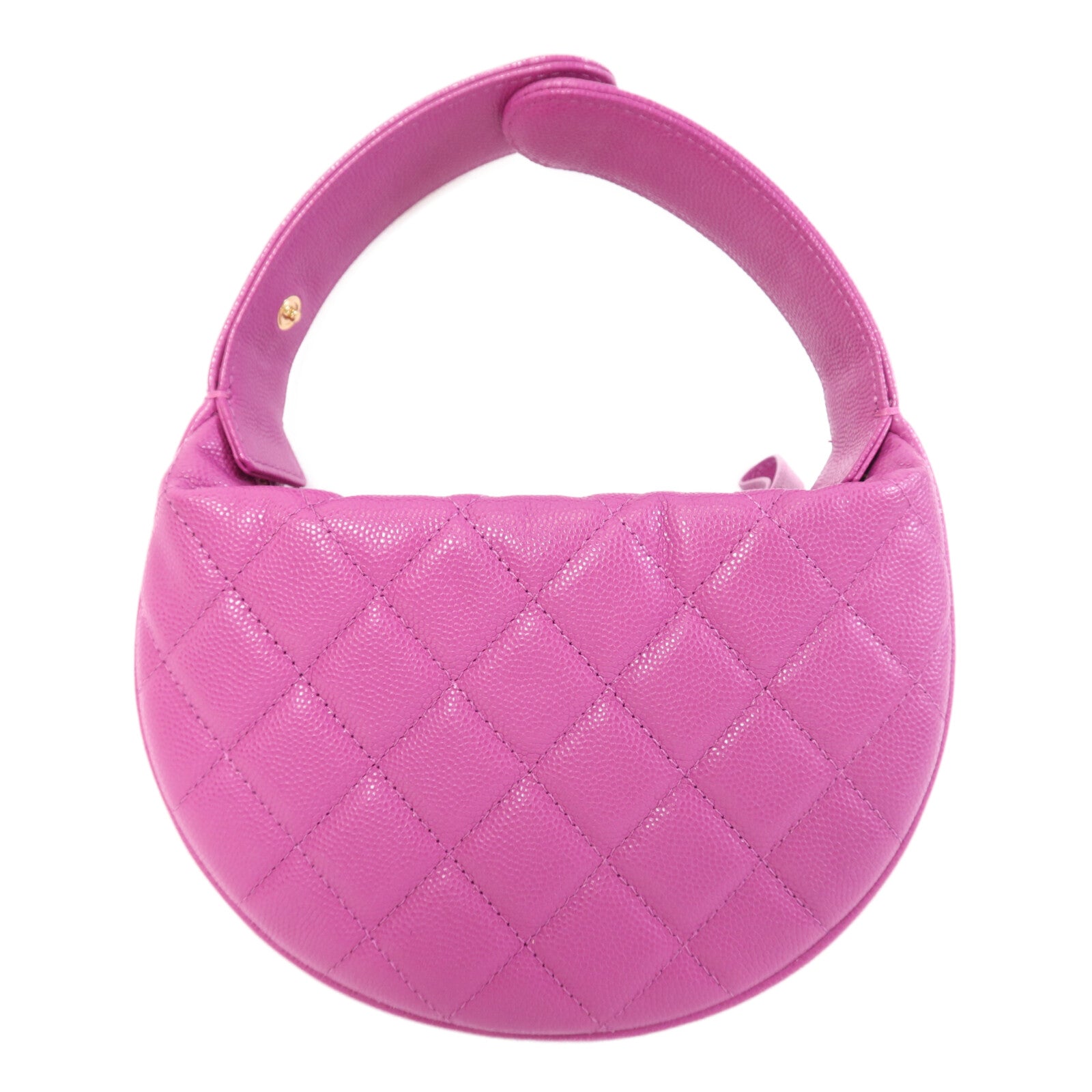 CHANEL 【激減優惠】牛皮皮革Hand Bag金扣手挽袋