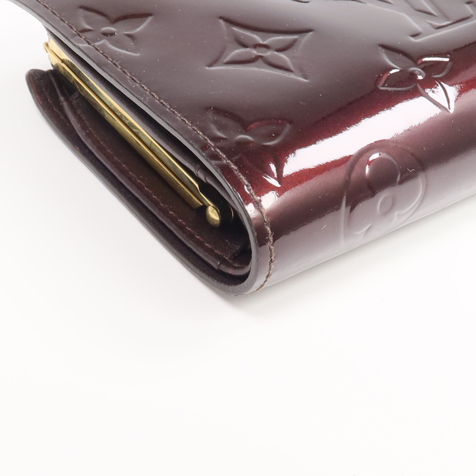 LOUIS VUITTON Monogram Vernis Portefeuille Viennois金扣錢包ve