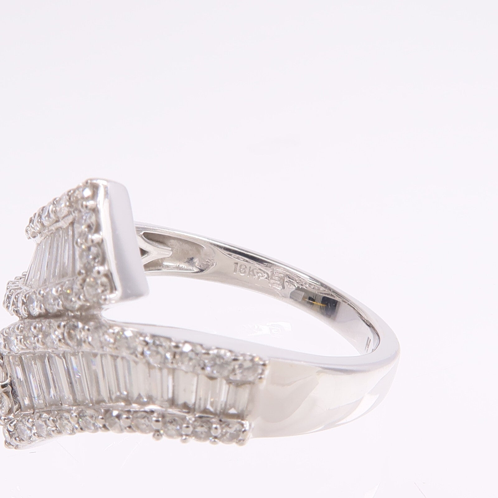 JEWELRY 【激減優惠】18K白金Diamond Ring鑽石戒指US#7
