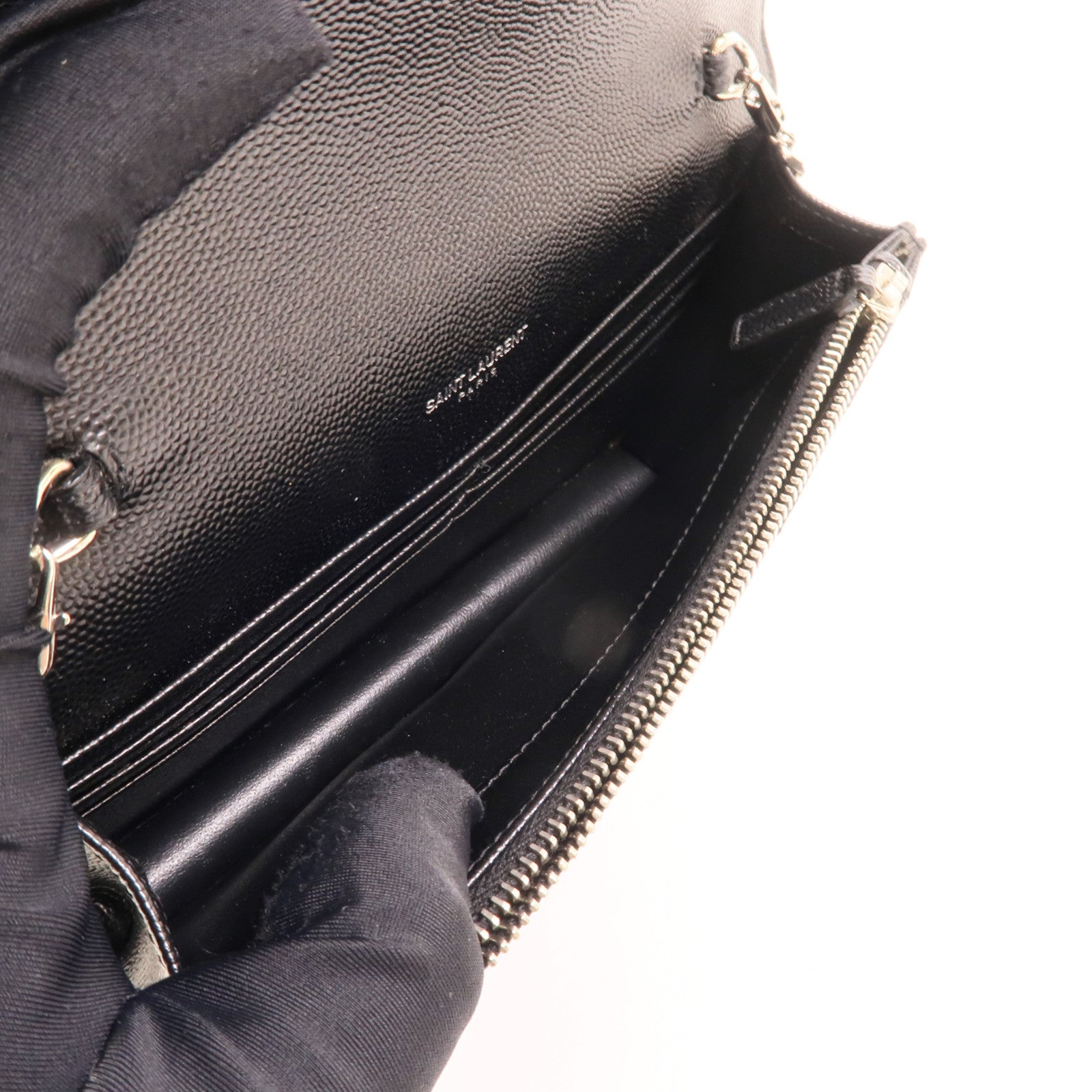 SAINT LAURENT 牛皮皮革Cassandre肩背袋