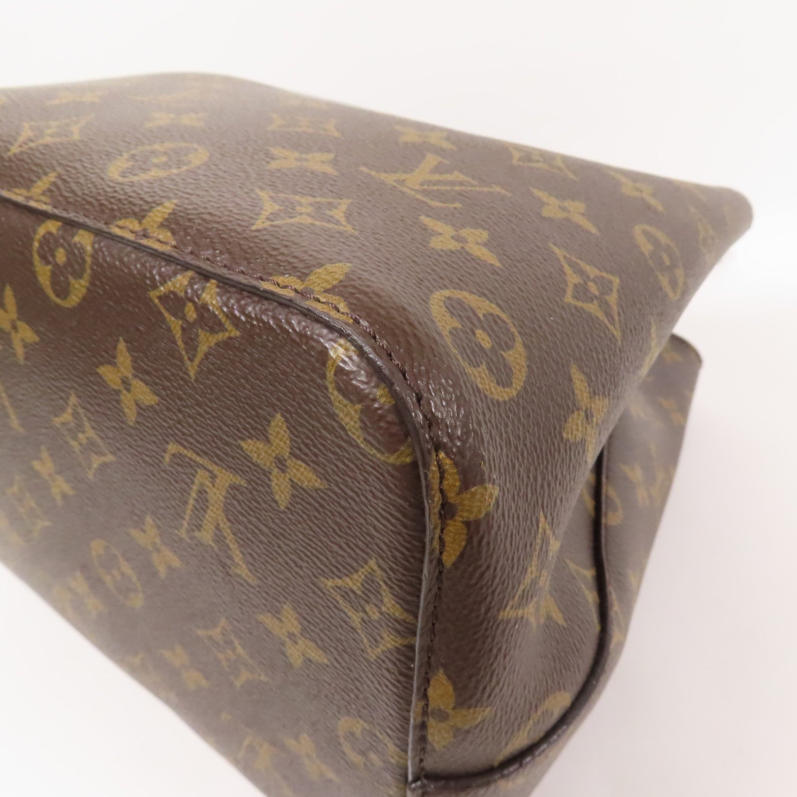 LOUIS VUITTON Monogram Neo Noe金扣手挽肩背兩用袋棕色/粉紅色
