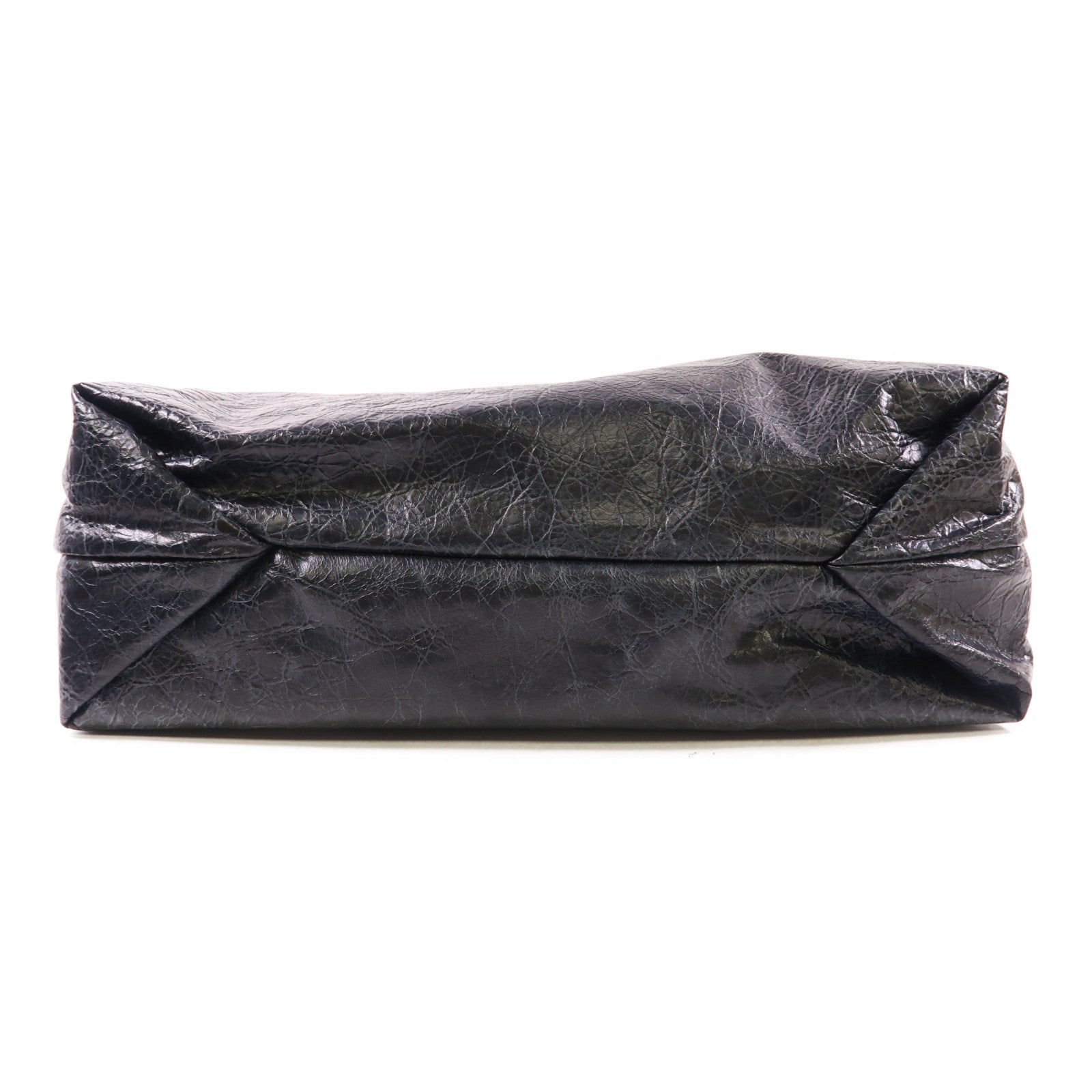 BALENCIAGA 羊皮皮革Crush Medium Tote Bag金扣肩背袋
