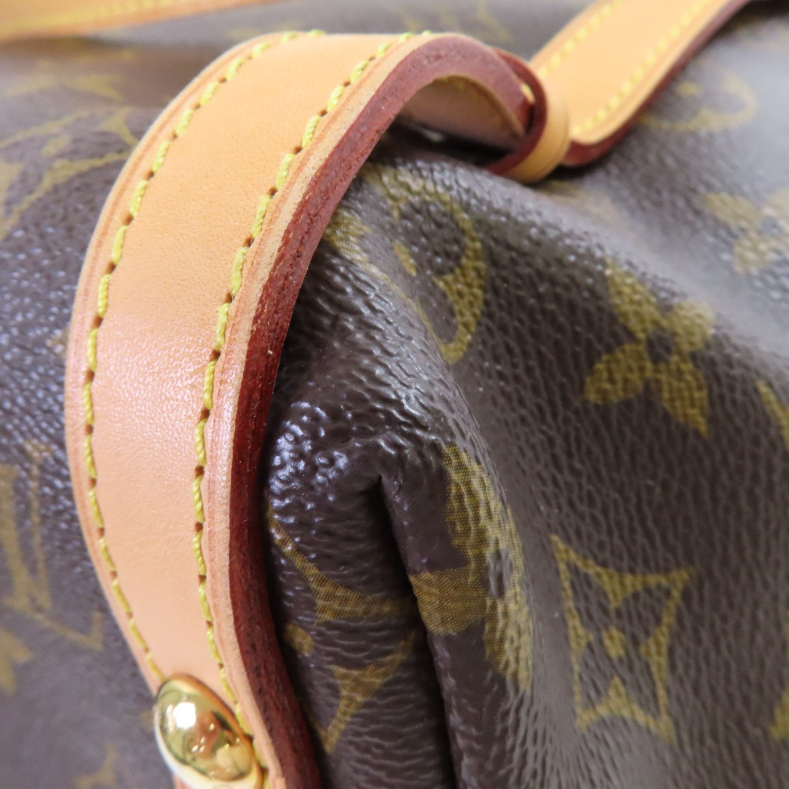 LOUIS VUITTON Monogram Tuileries Tote Bag金扣肩背袋啡色