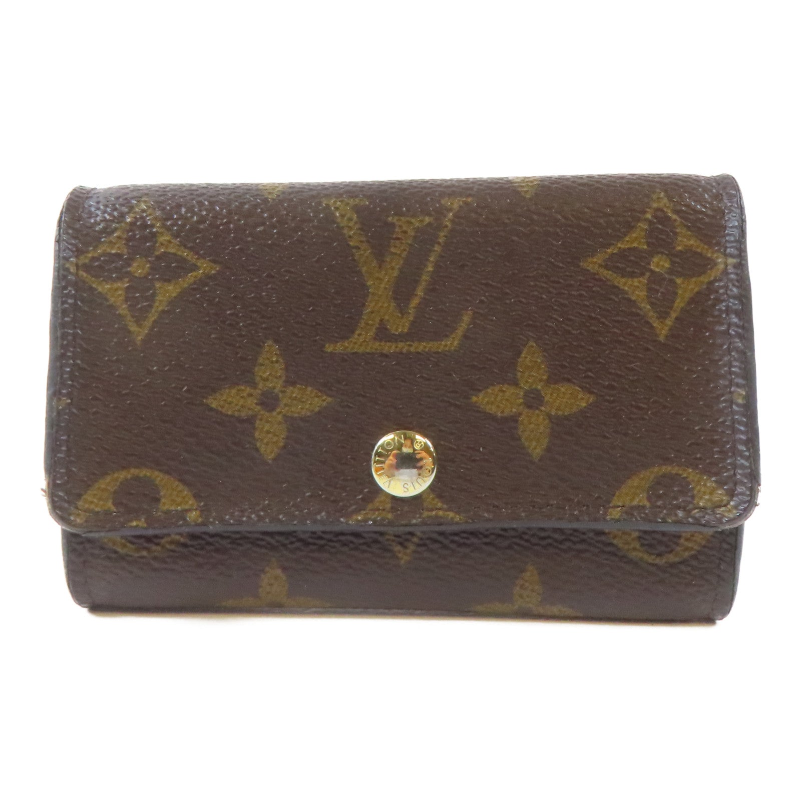 LOUIS VUITTON 【激減優惠】Monogram Key Case金扣鎖匙包啡色