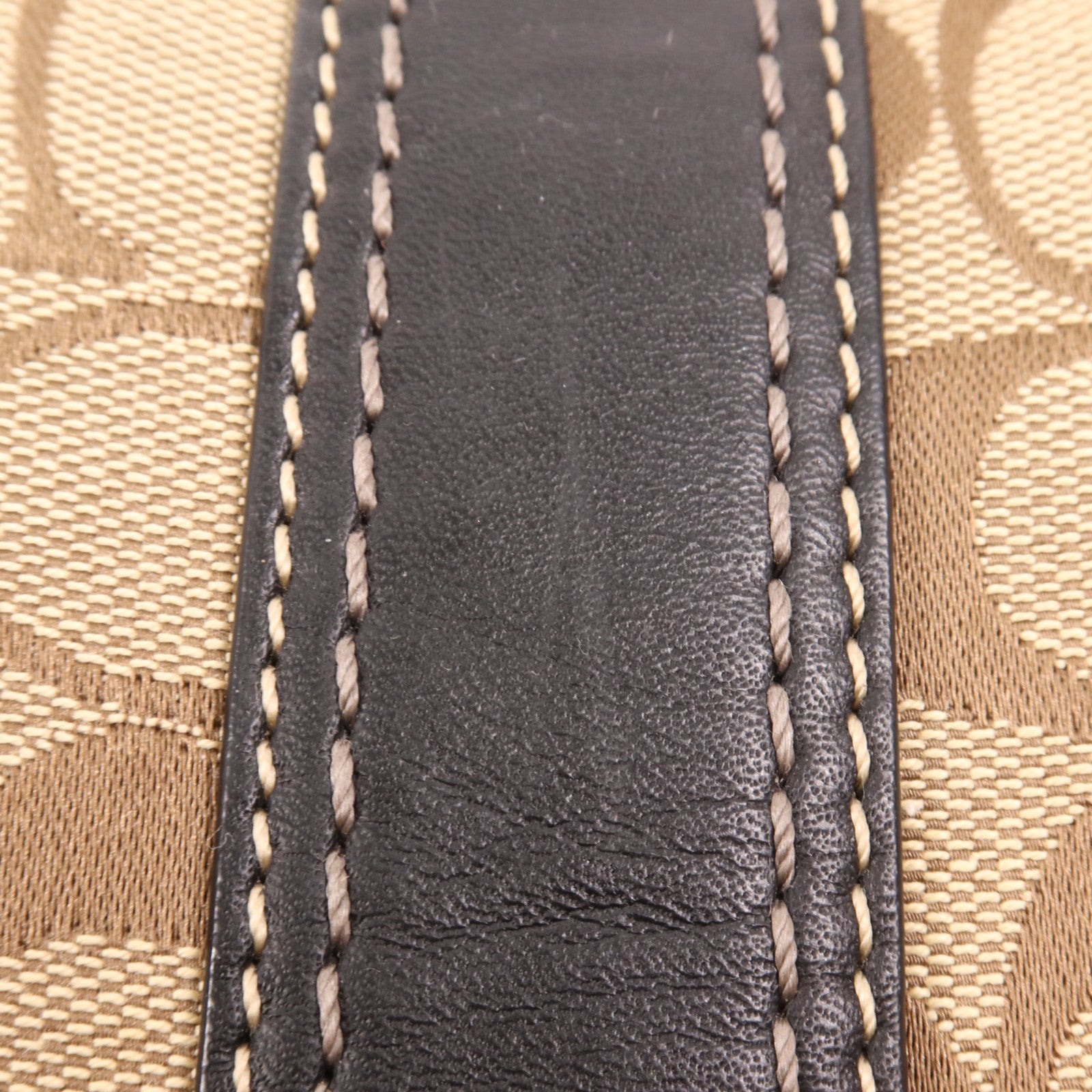 COACH 帆布Shoulder Bag金扣肩背袋