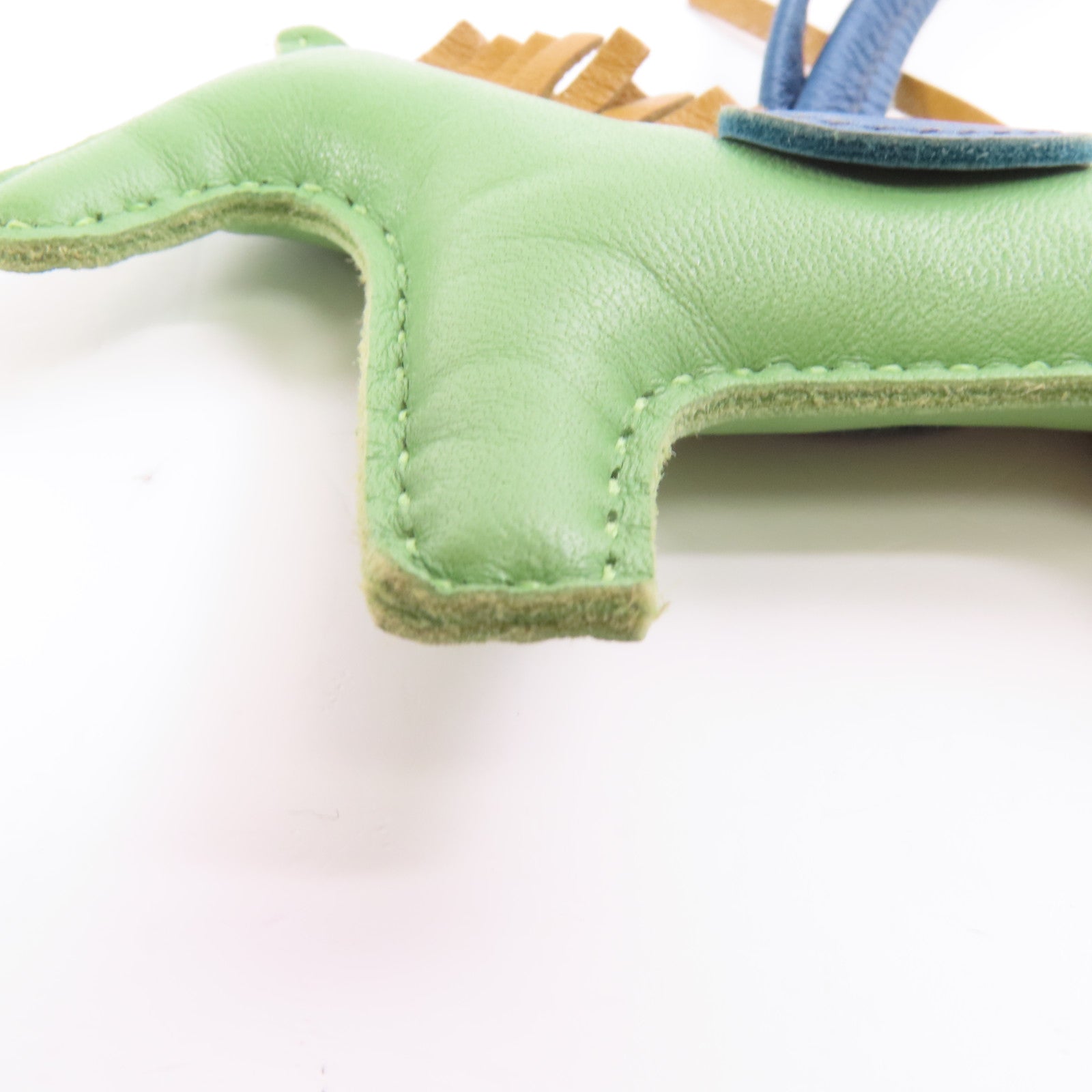 HERMES Rodeo PM Charm Milo Lether Green Brown