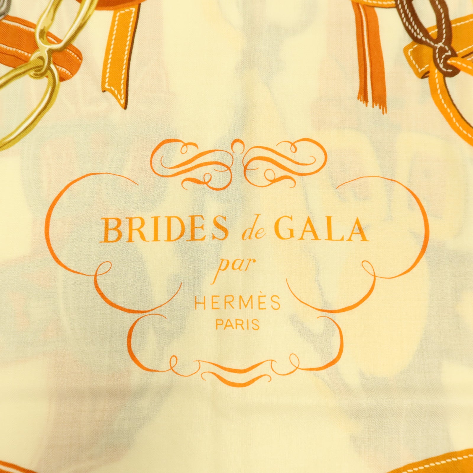 HERMES 羊絨/絲質Scarf 140x140cm絲巾
