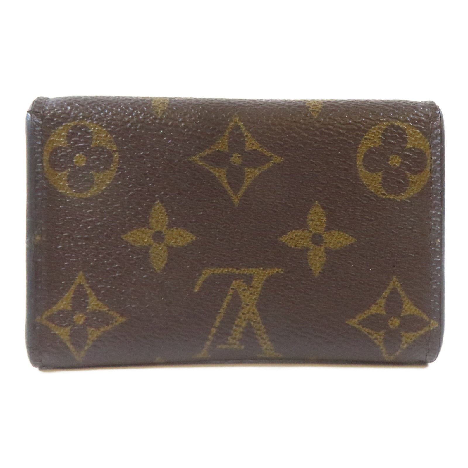 LOUIS VUITTON 【激減優惠】Monogram Key Case金扣鎖匙包啡色