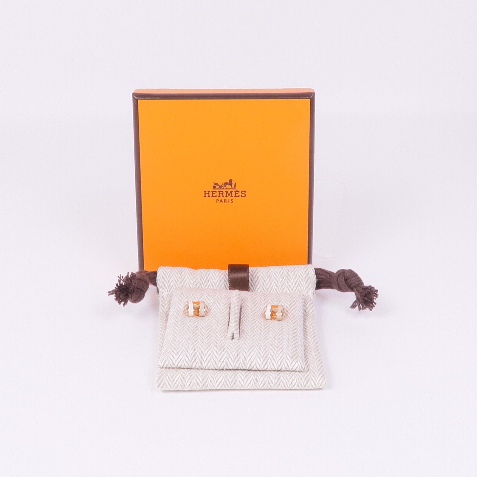 HERMES 金屬Mini Pop H Earrings耳環