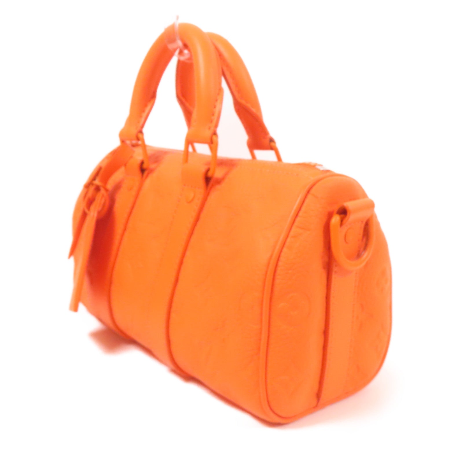 LOUIS VUITTON Taurillon Monogram Keepall Bandoulie手挽肩背兩用袋