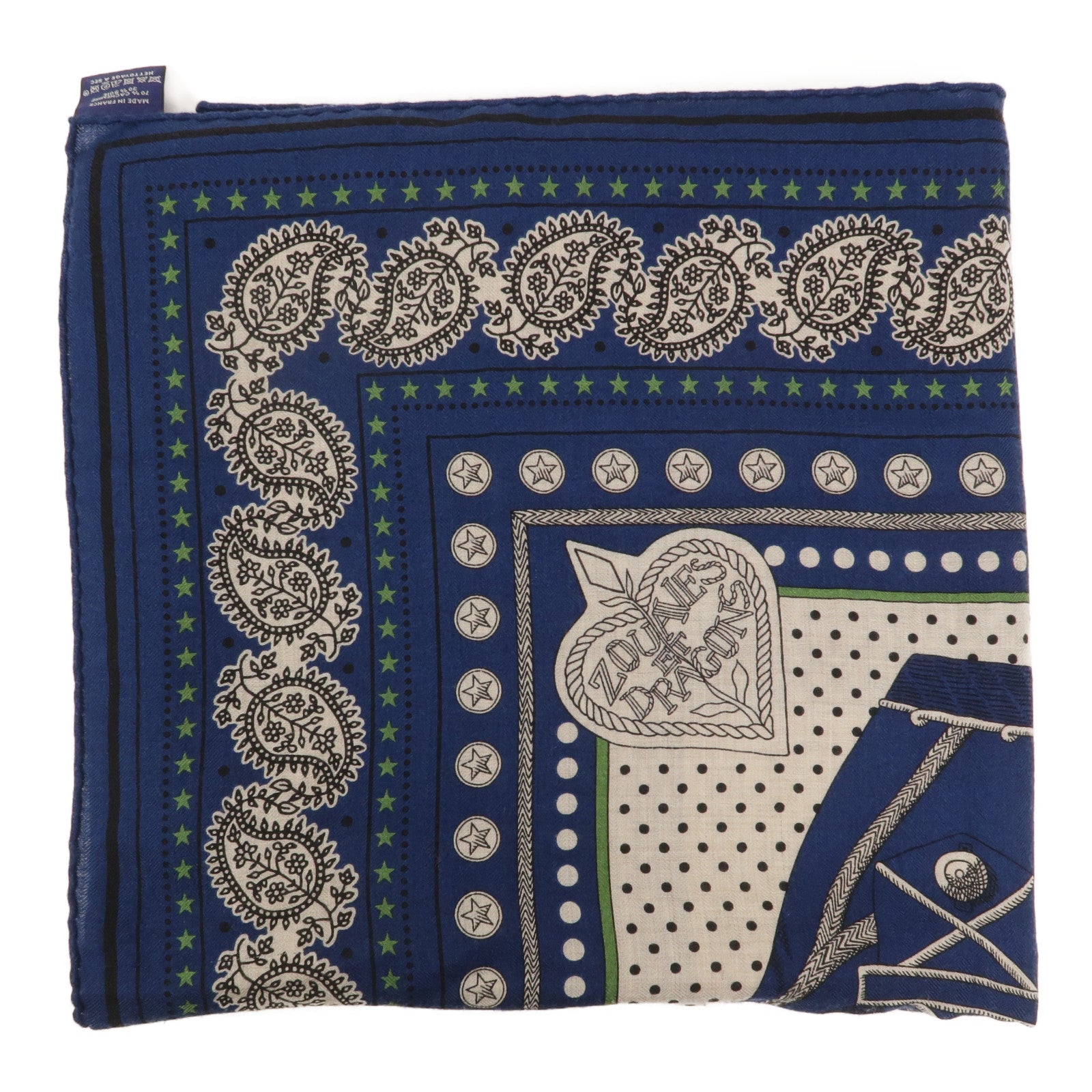 HERMES 羊絨/絲質Scarf 140x140絲巾