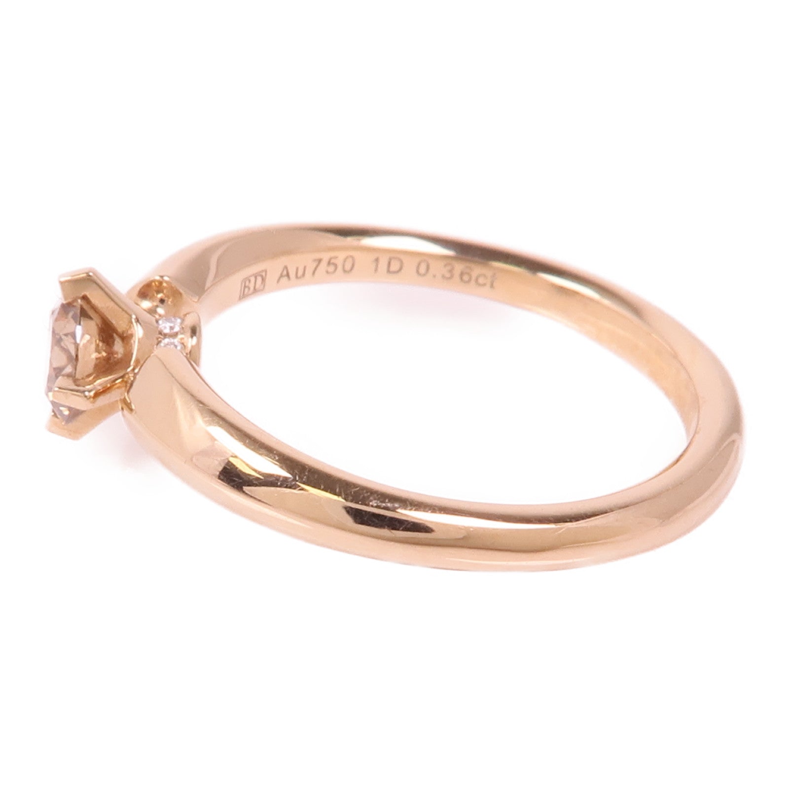 JEWELRY 18K玫瑰金Diamond Ring鑽石戒指US#6