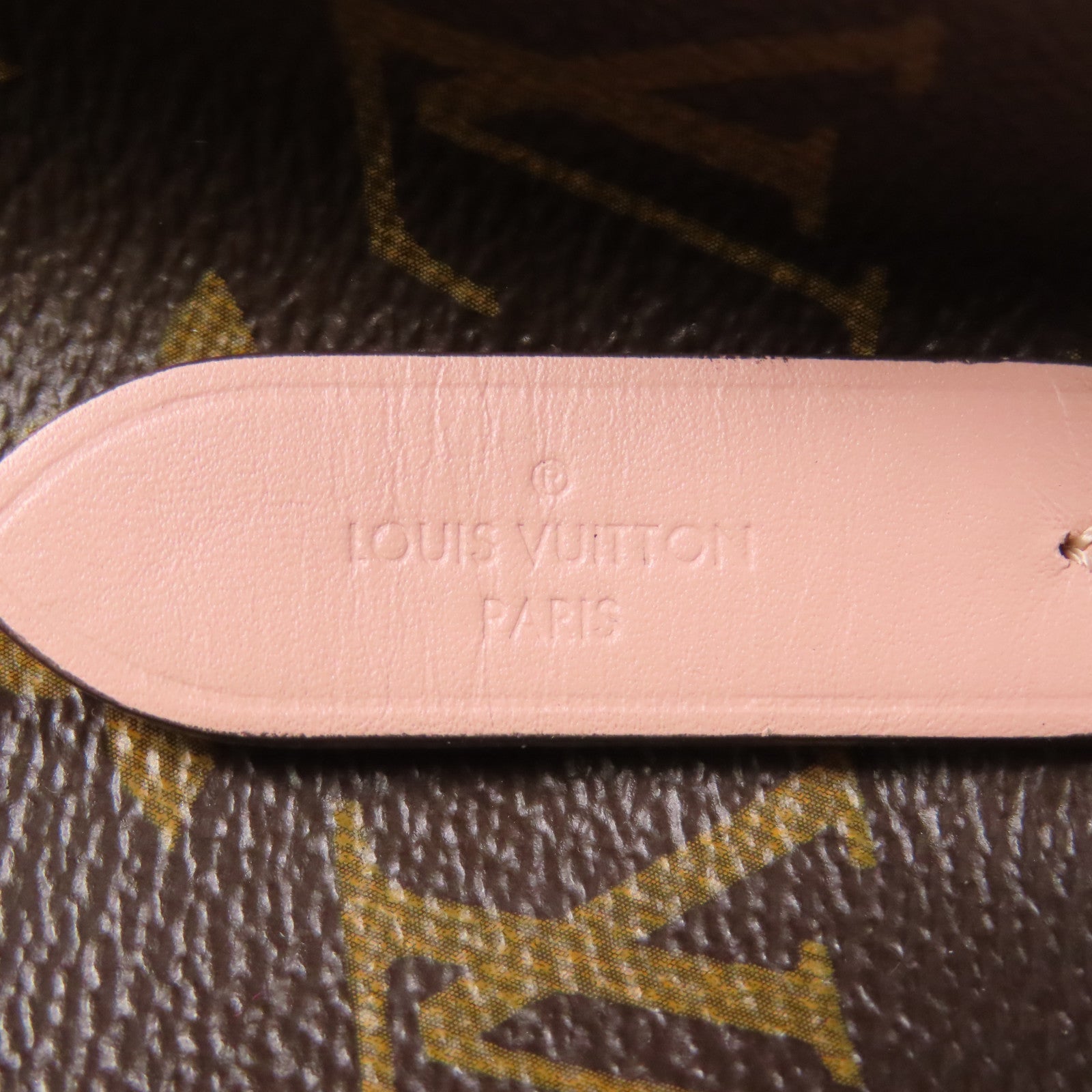 LOUIS VUITTON Monogram Neo Noe金扣手挽肩背兩用袋棕色/粉紅色