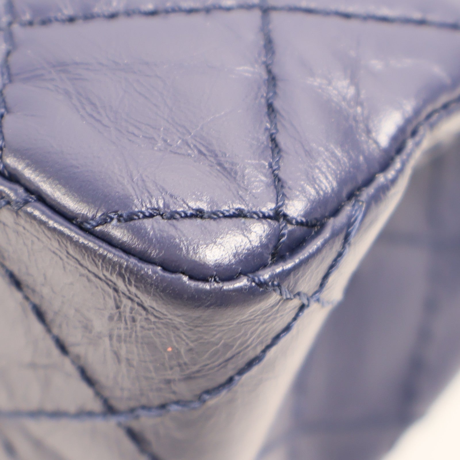 CHANEL 牛皮皮革2.55 Mini金扣鏈帶肩背袋