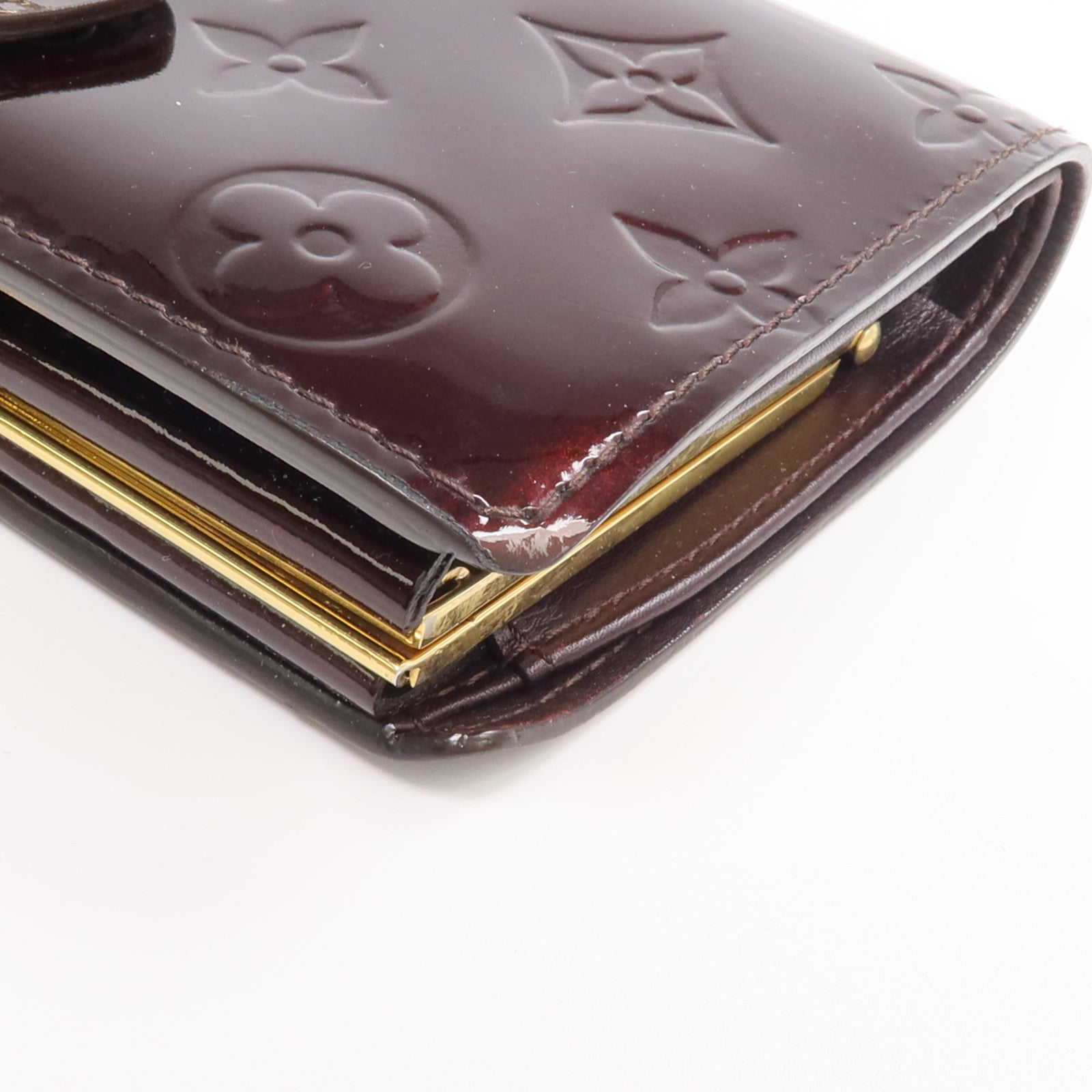 LOUIS VUITTON Monogram Vernis Portefeuille Viennois金扣錢包ve