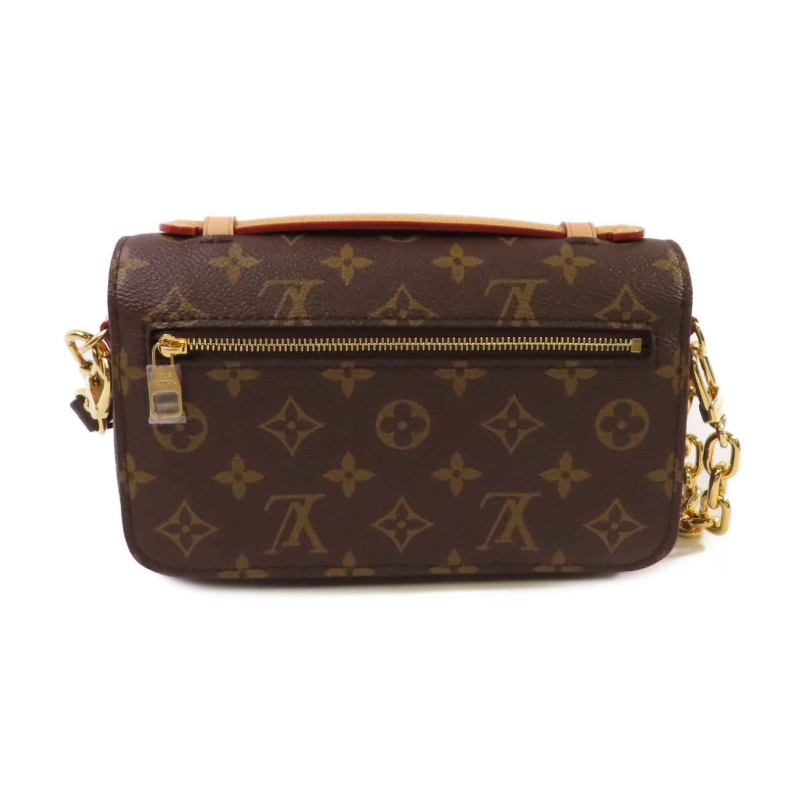 LOUIS VUITTON Monogram Pochete Metis 2Way Shoulder Bag金扣手挽肩背兩用袋啡色