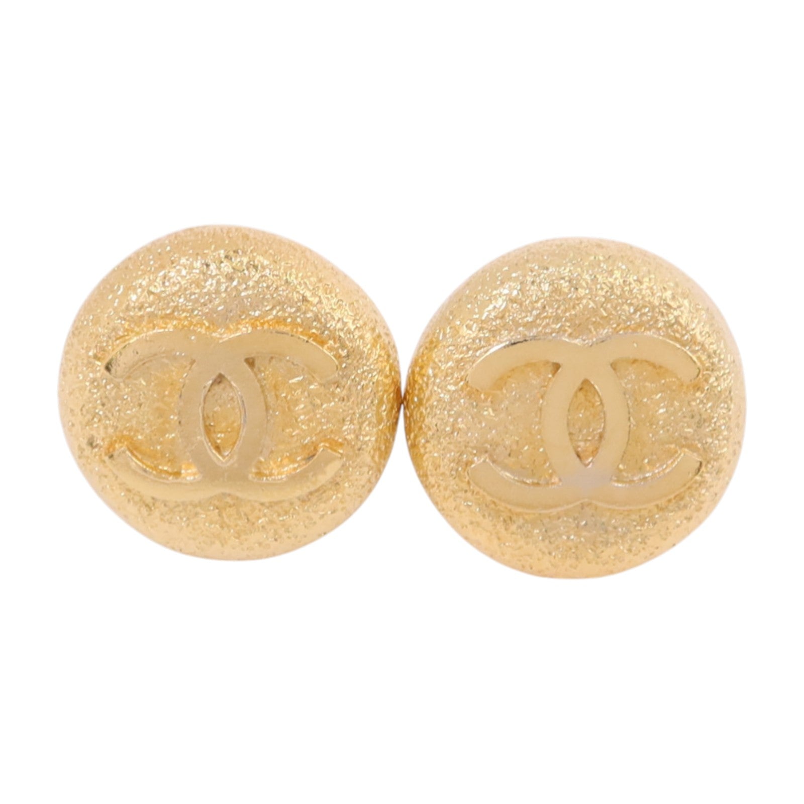 CHANEL 【激減優惠】金屬Vintage Earrings金扣耳環