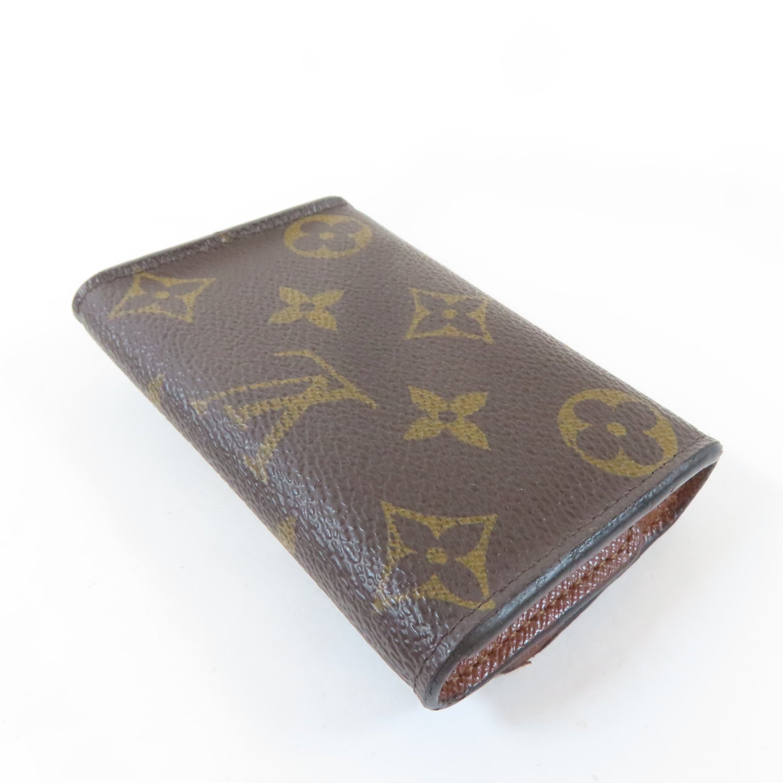 LOUIS VUITTON 【激減優惠】Monogram Key Case金扣鎖匙包啡色