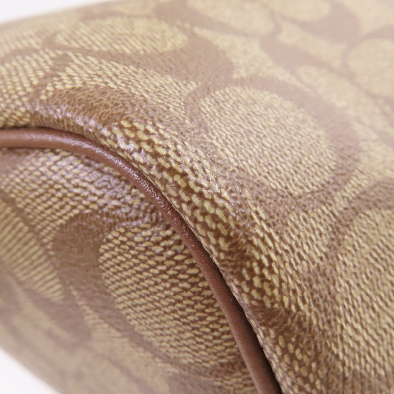 COACH 塗層帆布Gallery Tote Bag金扣肩背袋啡色