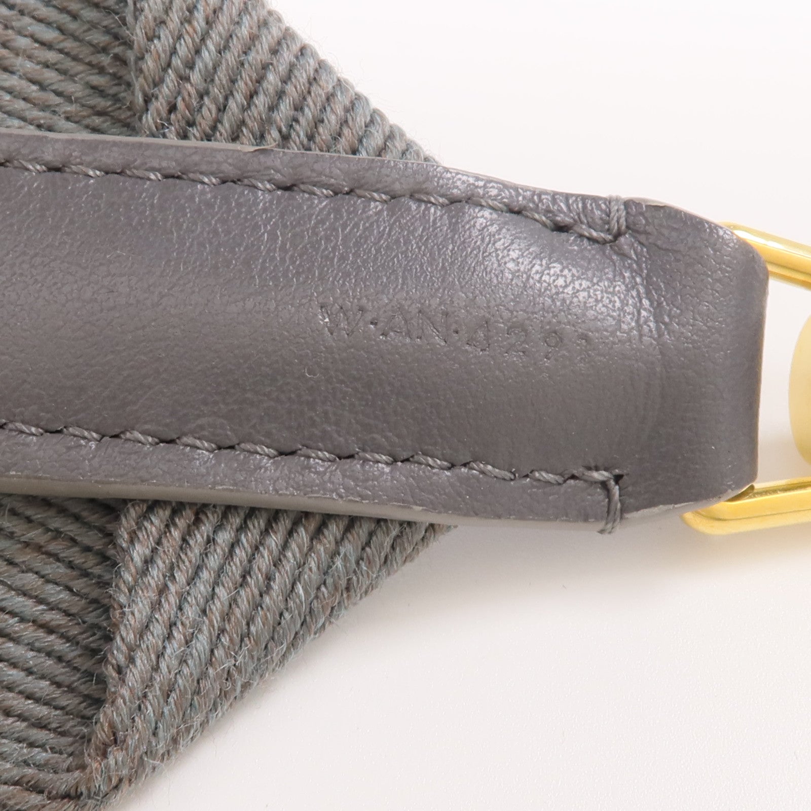 CELINE 帆布Shoulder Strap金扣肩帶