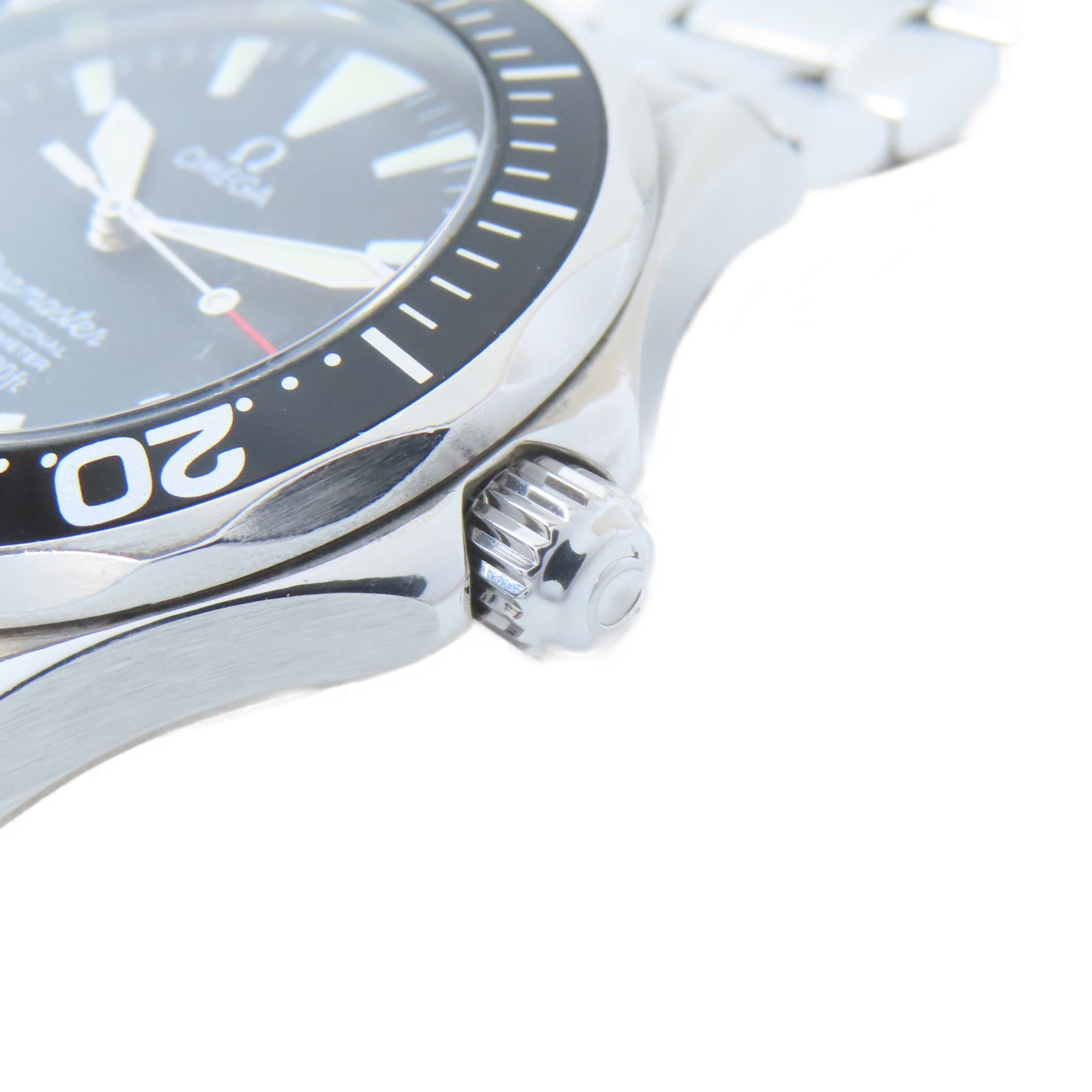 OMEGA Seamaster不鏽鋼手錶自動機芯黑色#16.5cm