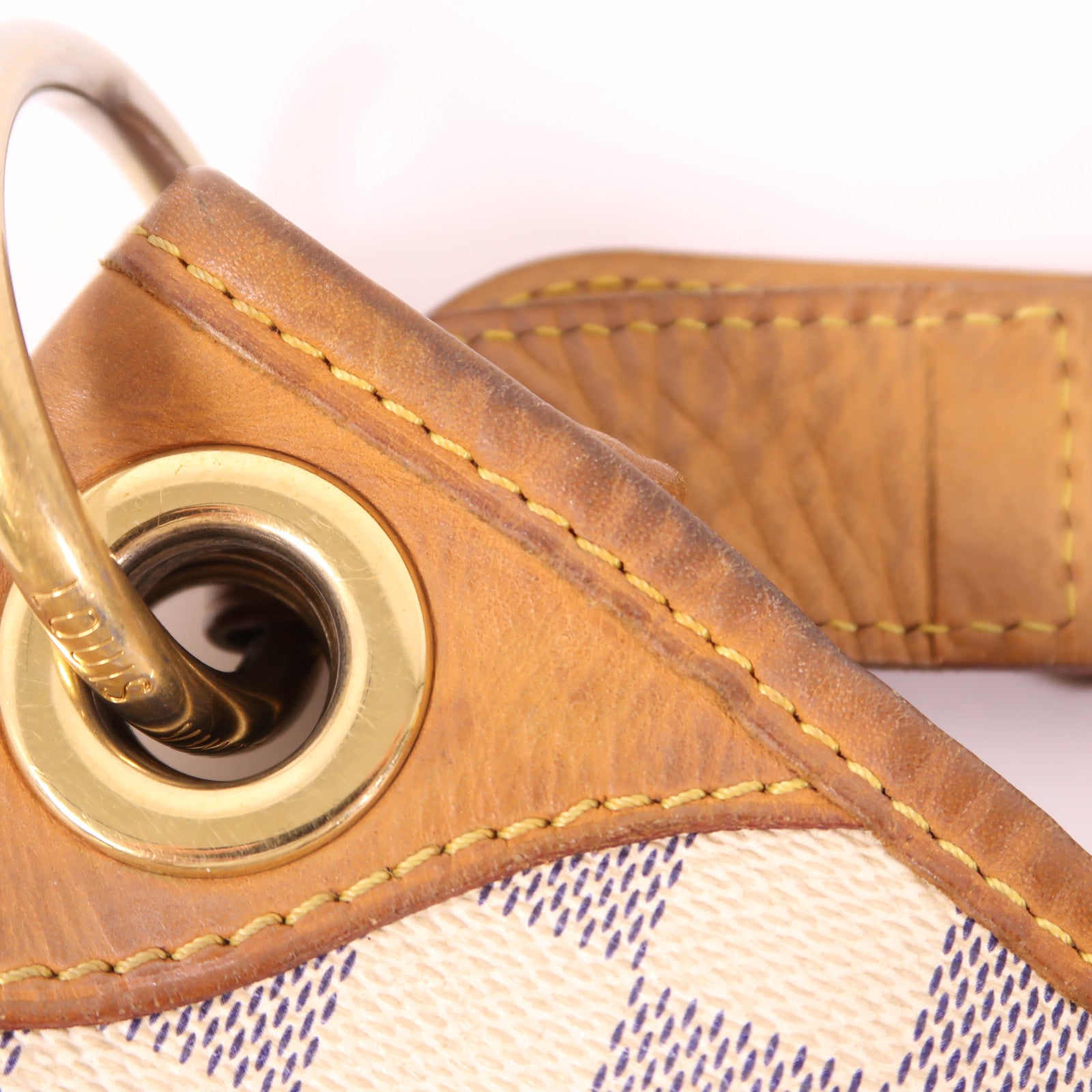 LOUIS VUITTON Damier Azur Galliera PM金扣肩背袋