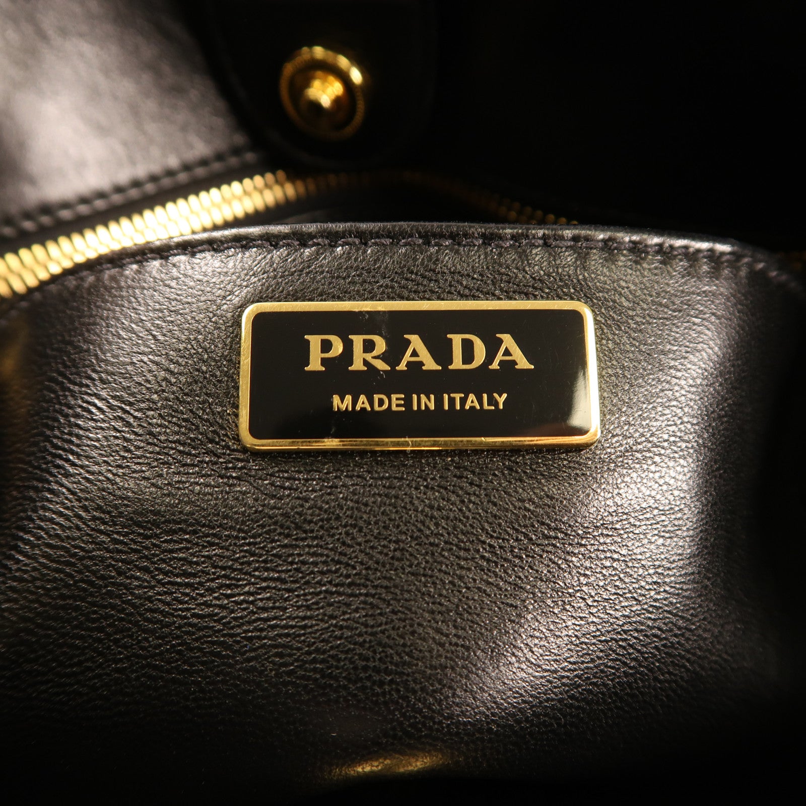 PRADA 尼龍Gauffre Tote金扣手挽肩背兩用袋