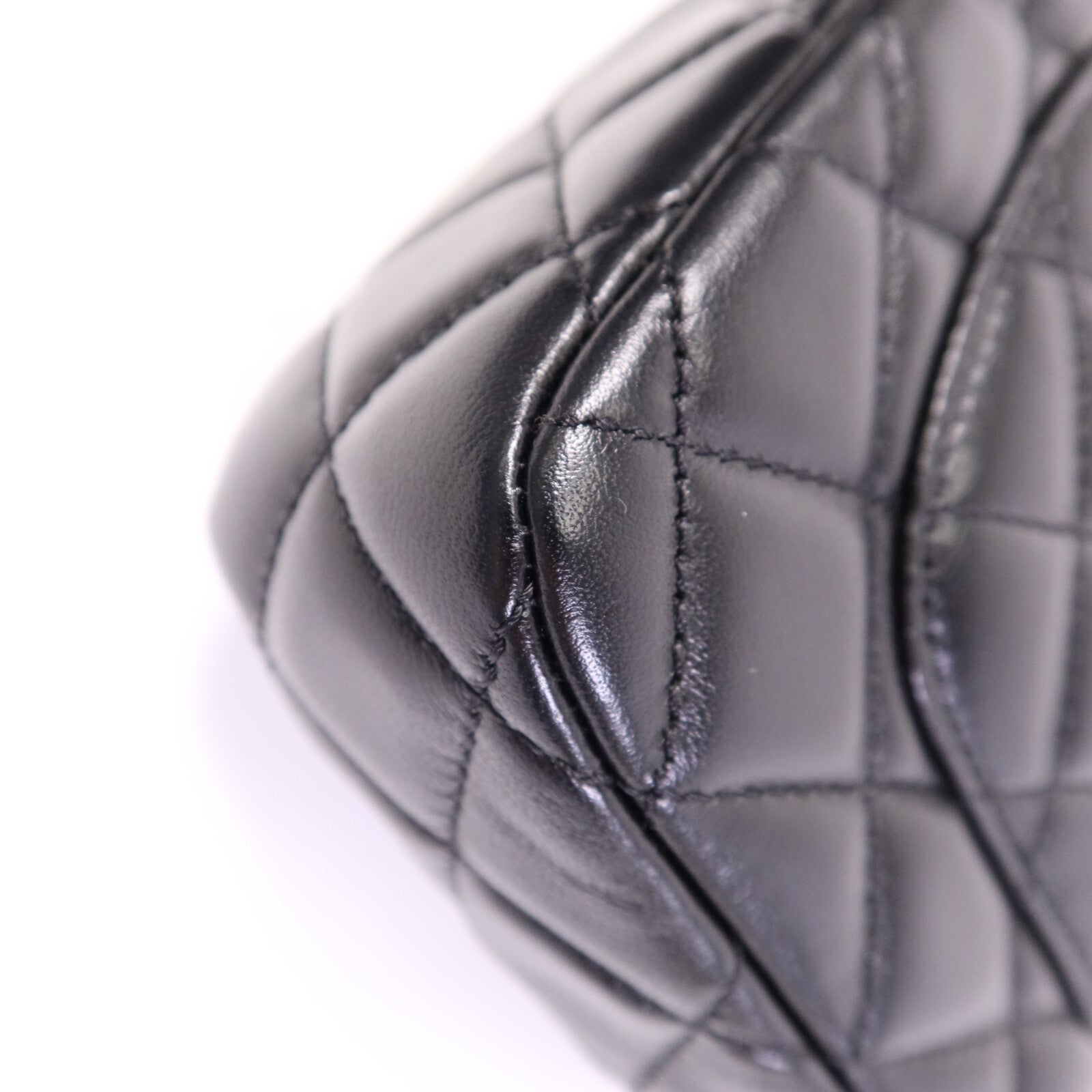 CHANEL 羊皮皮革Shoulder Bag金扣鏈帶肩背袋