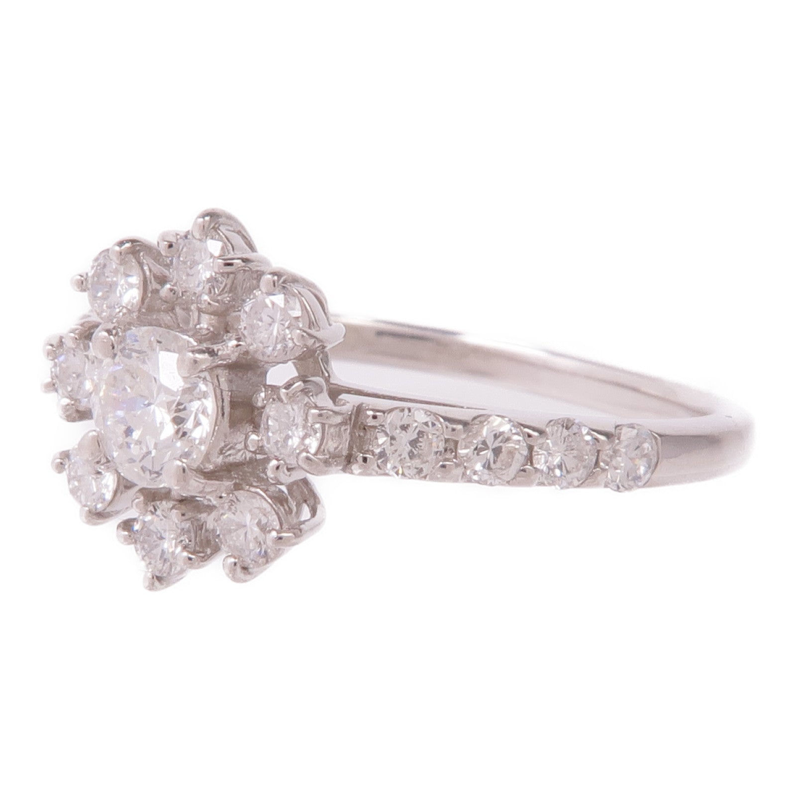 JEWELRY PT900鉑金Diamond Ring鑽石戒指US#5.25