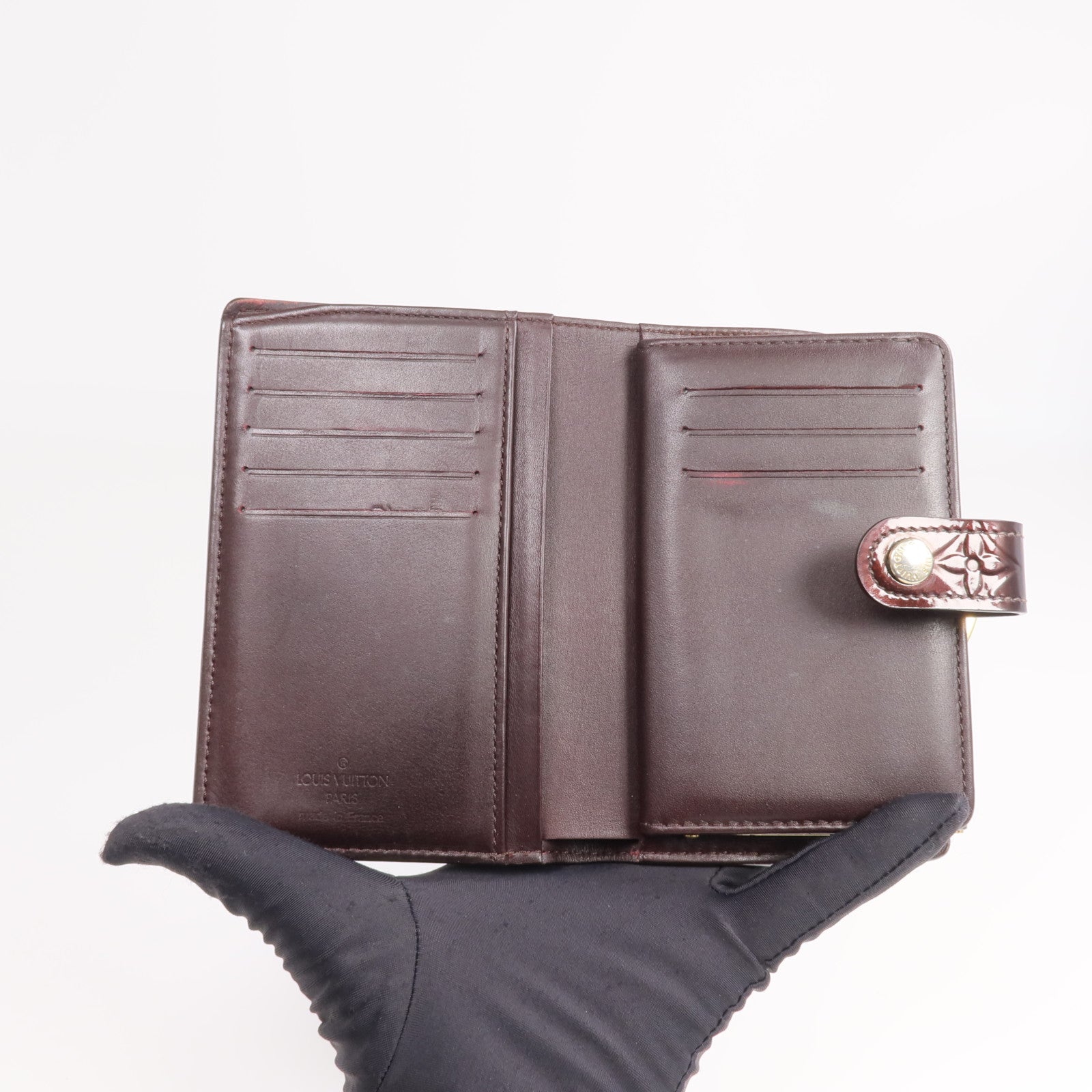 LOUIS VUITTON Monogram Vernis Portefeuille Viennois金扣錢包ve