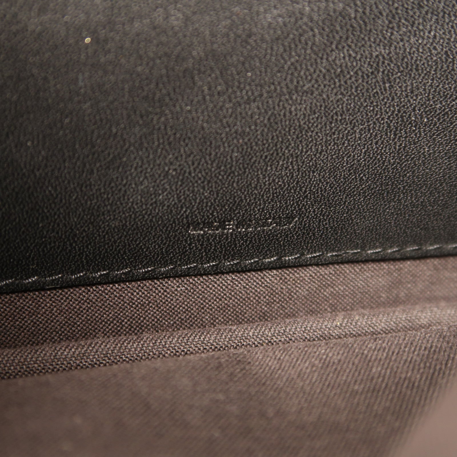 FENDI GHW Pequin Envelope Clutch Bag 8M0284 Canvas Calfskin Leather Brown Red