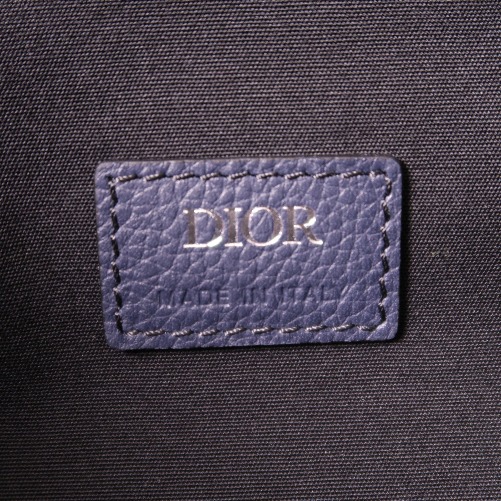Dior 帆布Hobo Oblique銀扣手挽肩背兩用袋