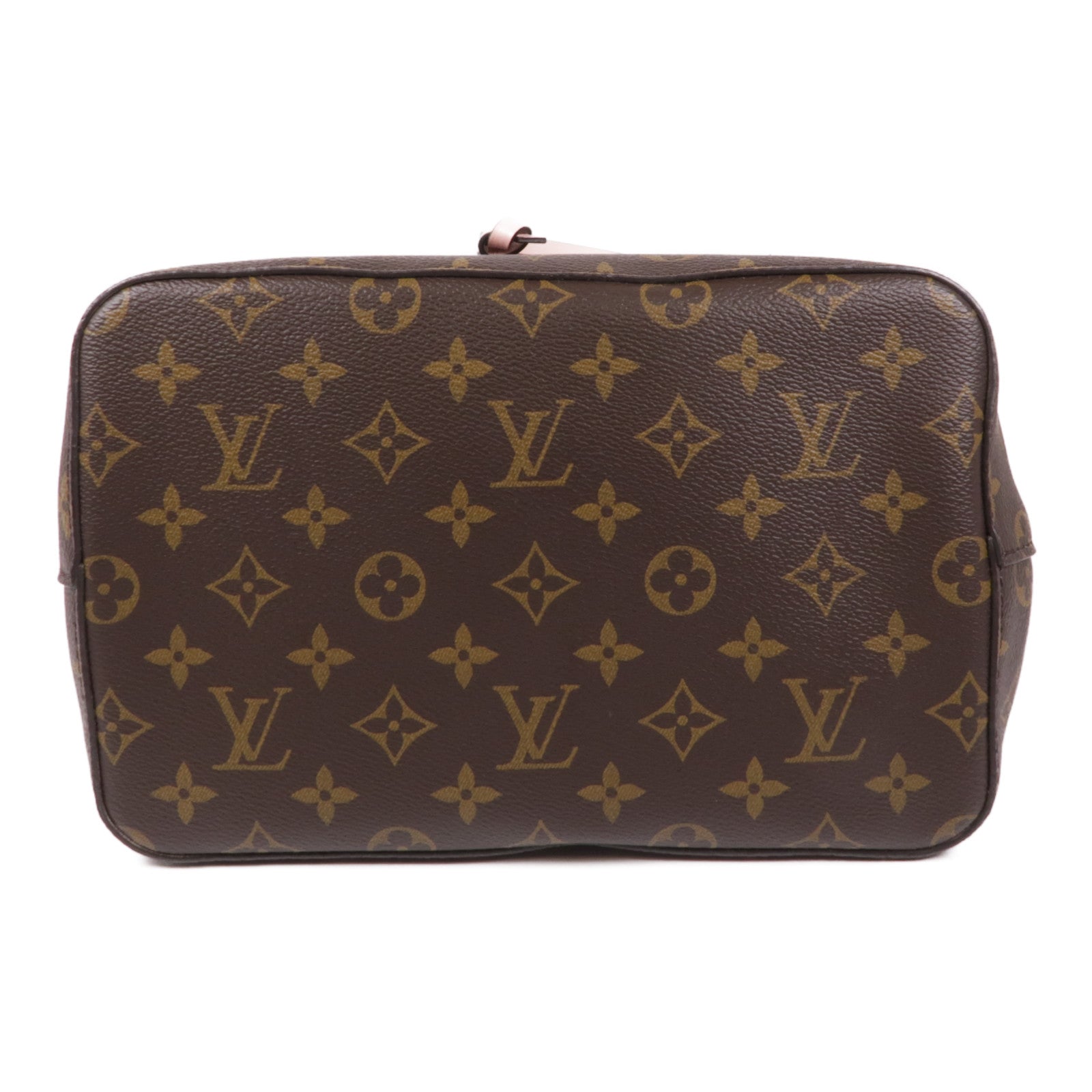 LOUIS VUITTON Monogram Neo Noe金扣手挽肩背兩用袋棕色/粉紅色