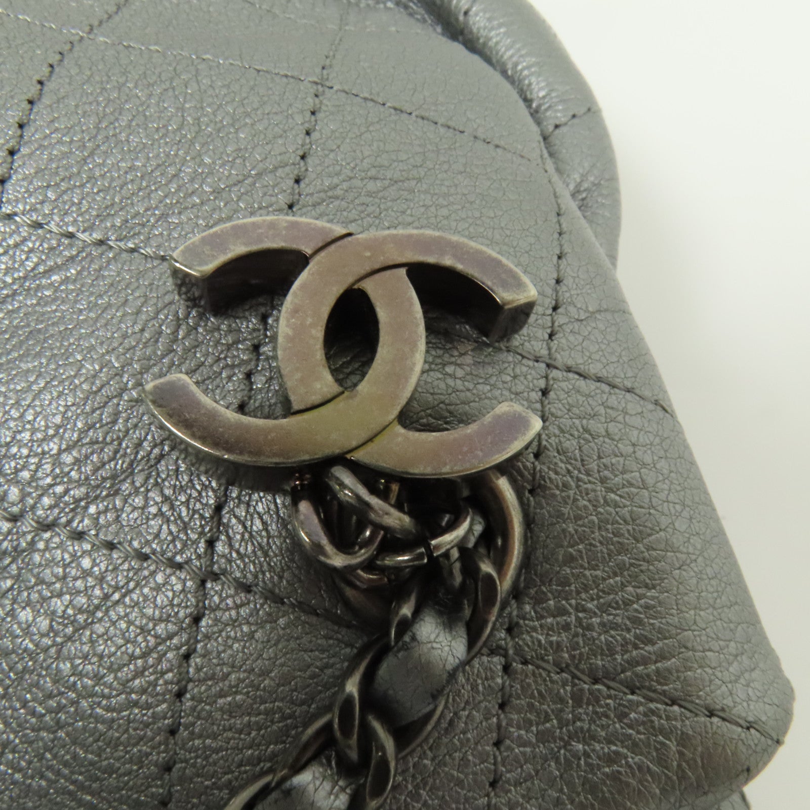 CHANEL 牛皮皮革Drawstring Bucket Bag肩背袋