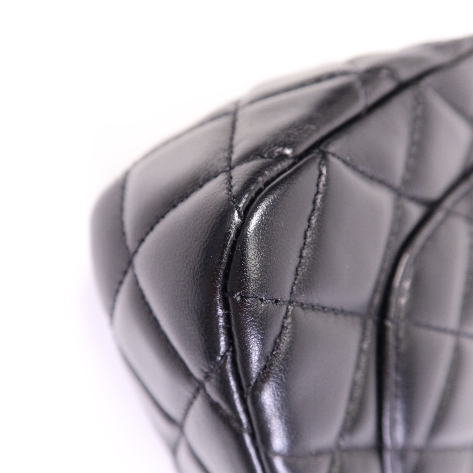 CHANEL 羊皮皮革Shoulder Bag金扣鏈帶肩背袋